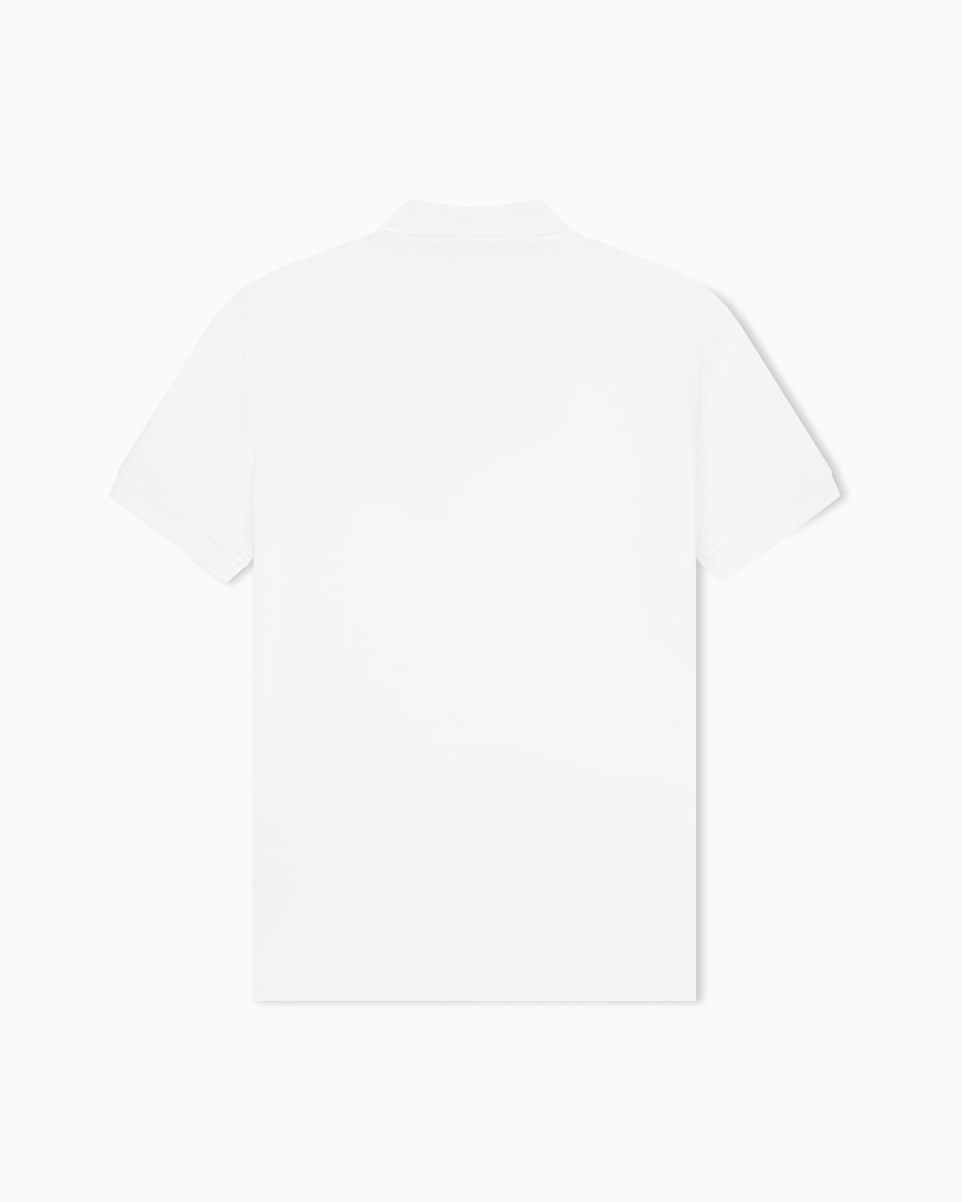 Men's White Armani Classics Polo Shirt