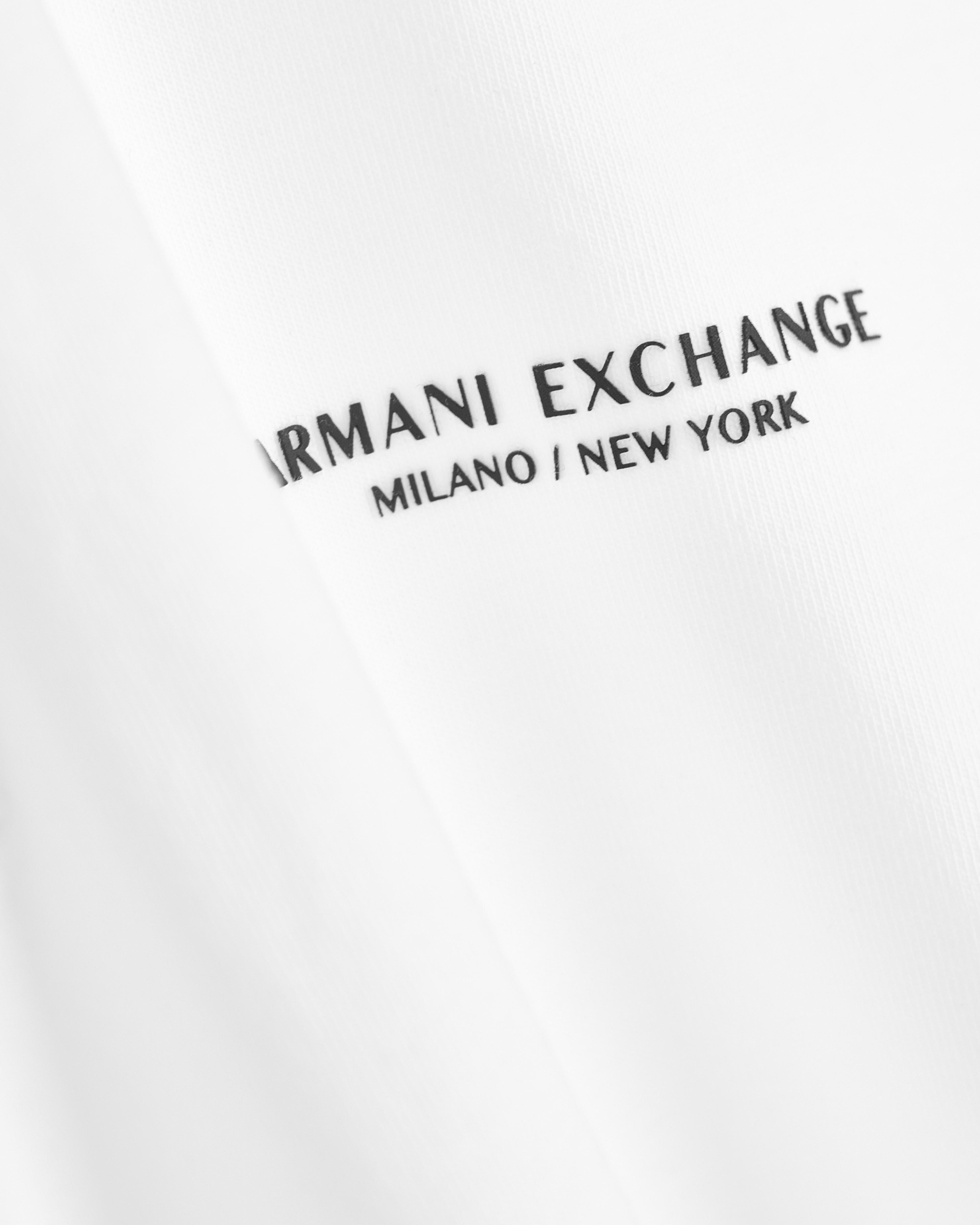 Men's White Armani Classics Polo Shirt