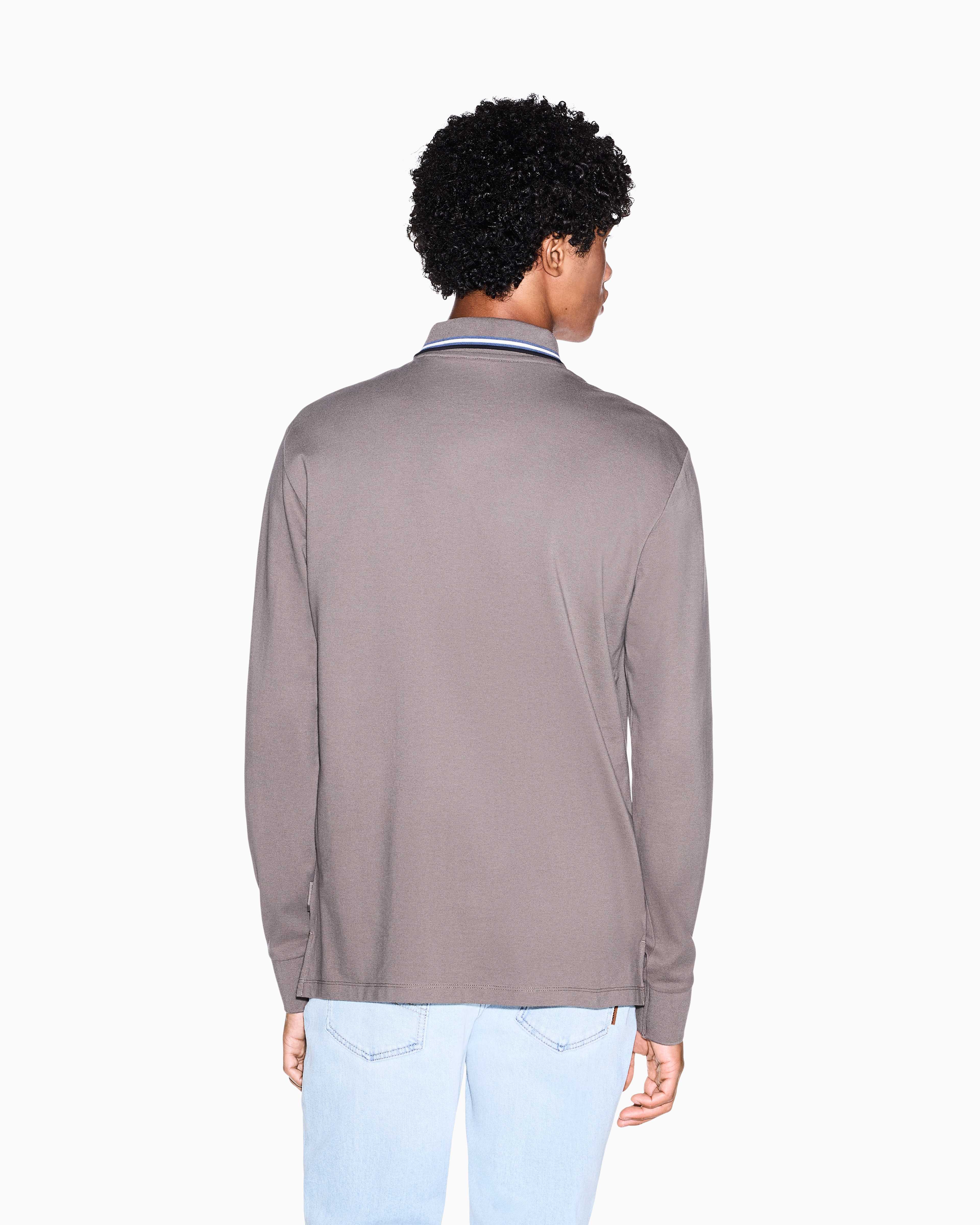 Men's Grey D01 Polo Shirt