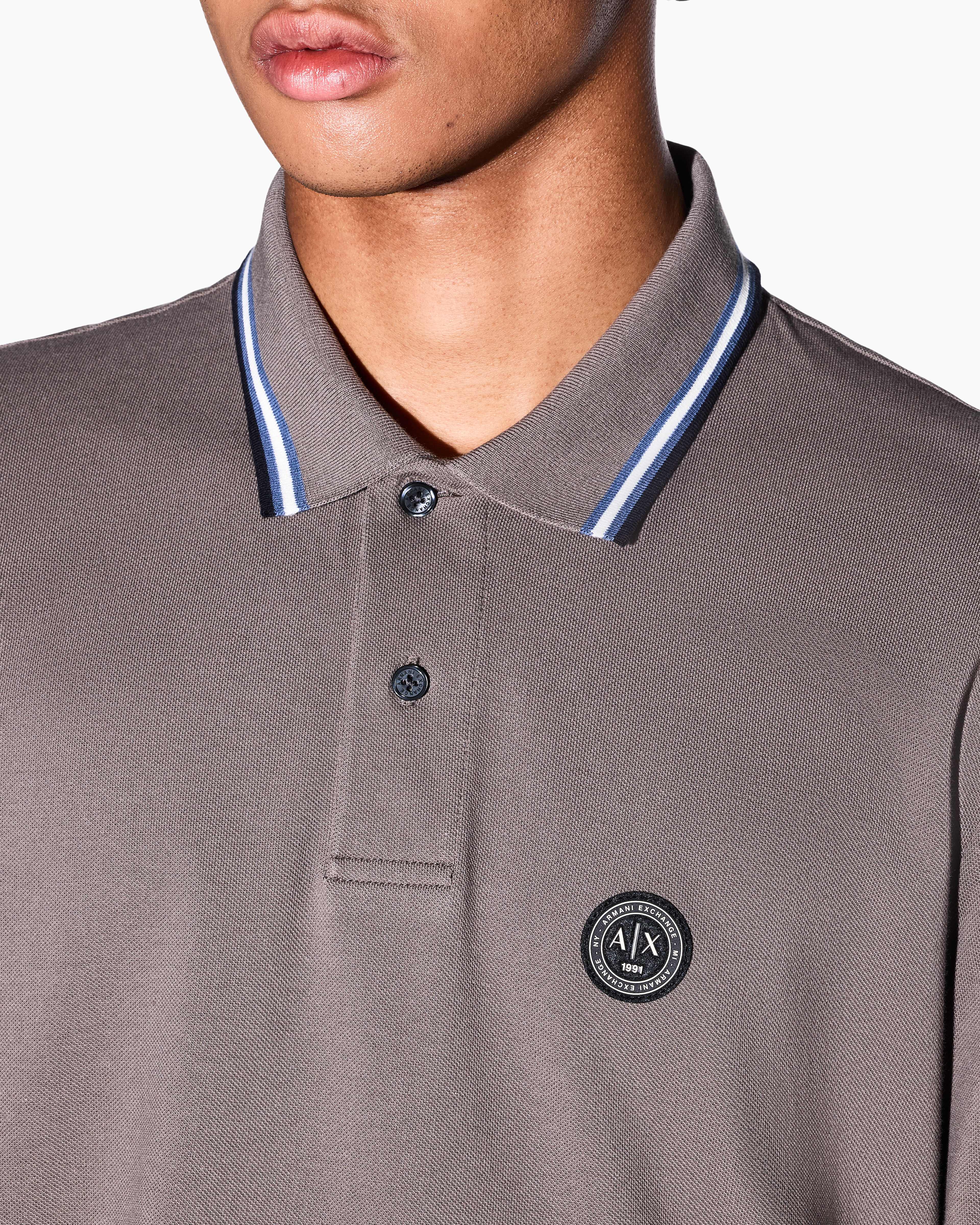 Men's Grey D01 Polo Shirt