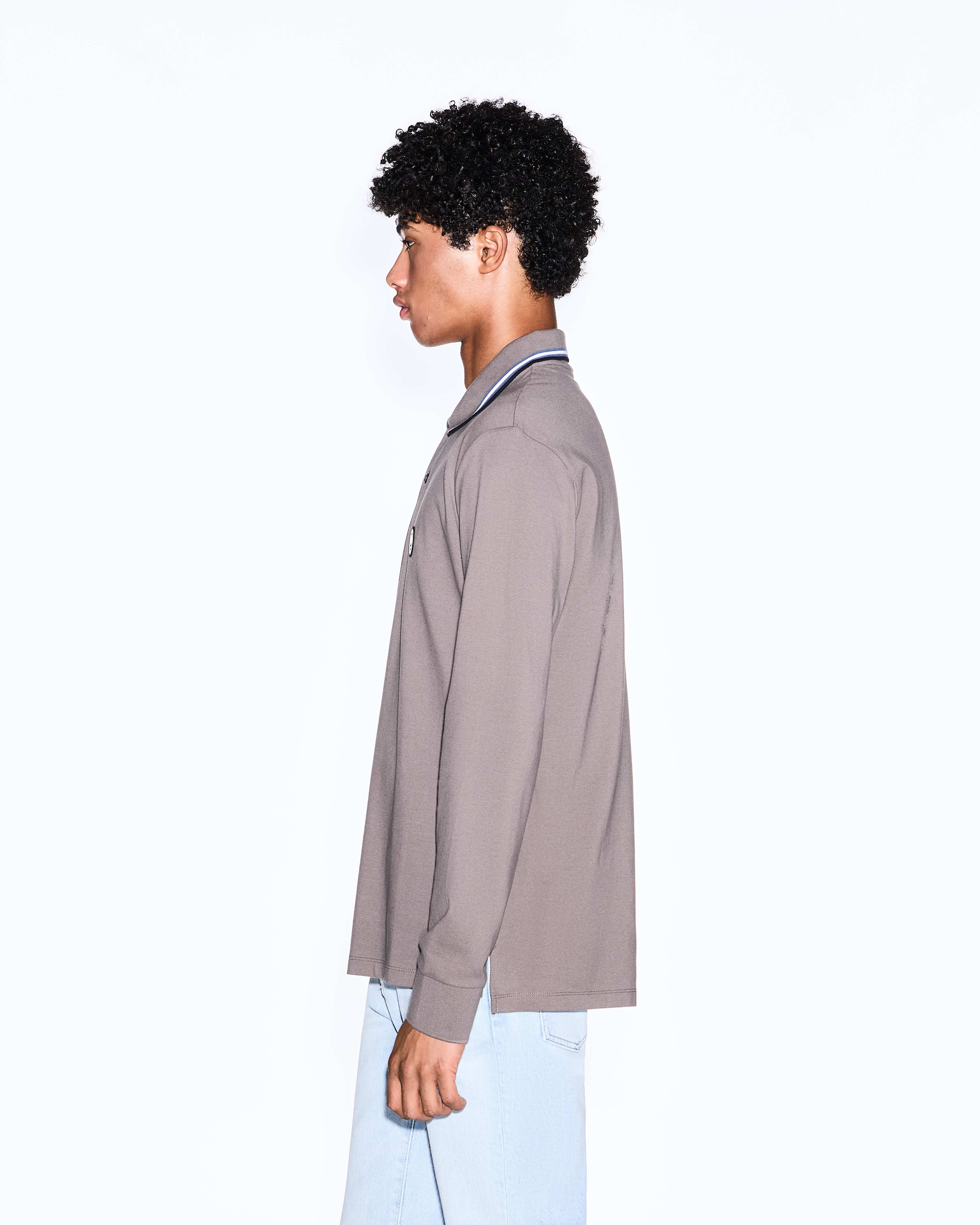 Men's Grey D01 Polo Shirt