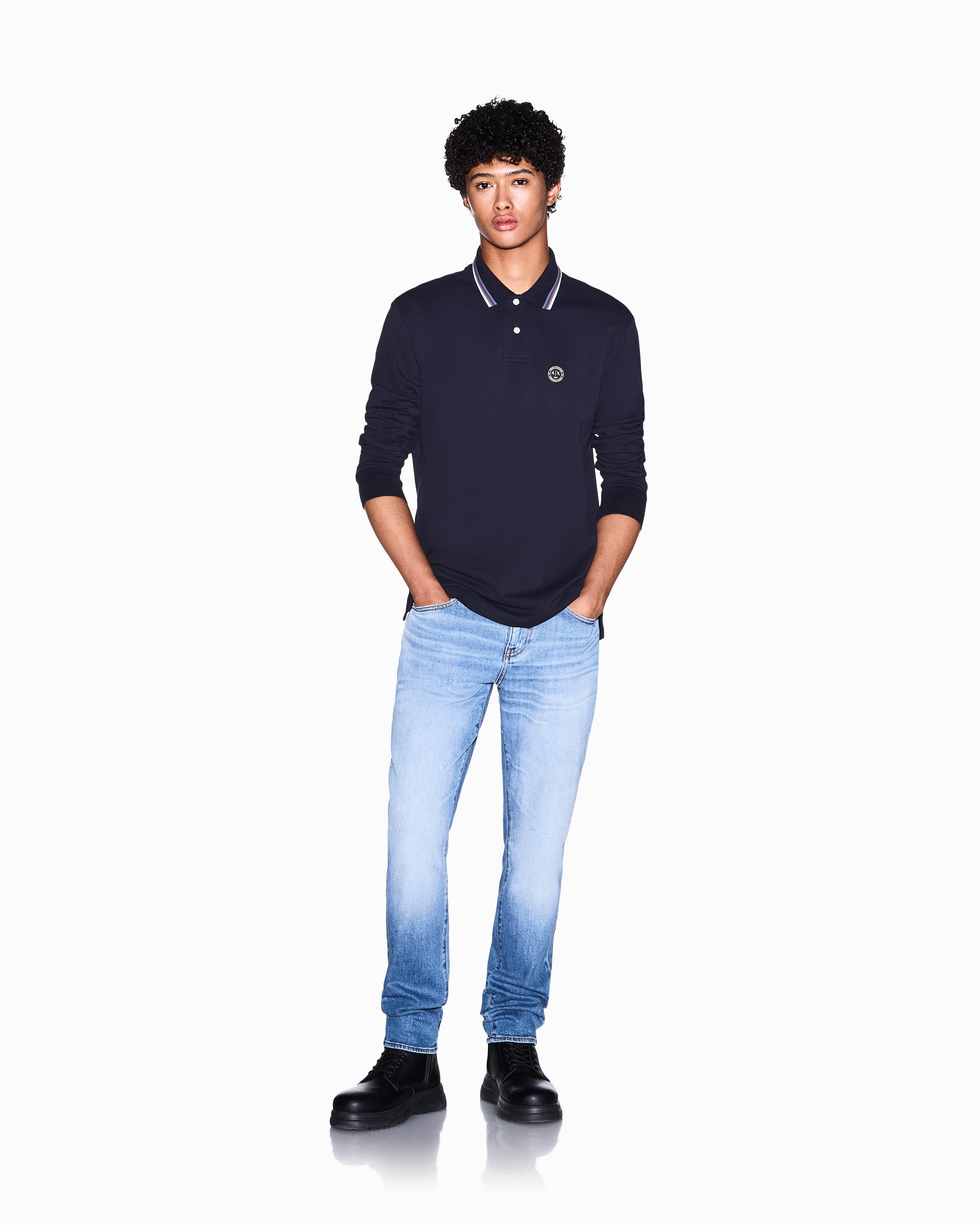Men's Blue D01 Polo Shirt