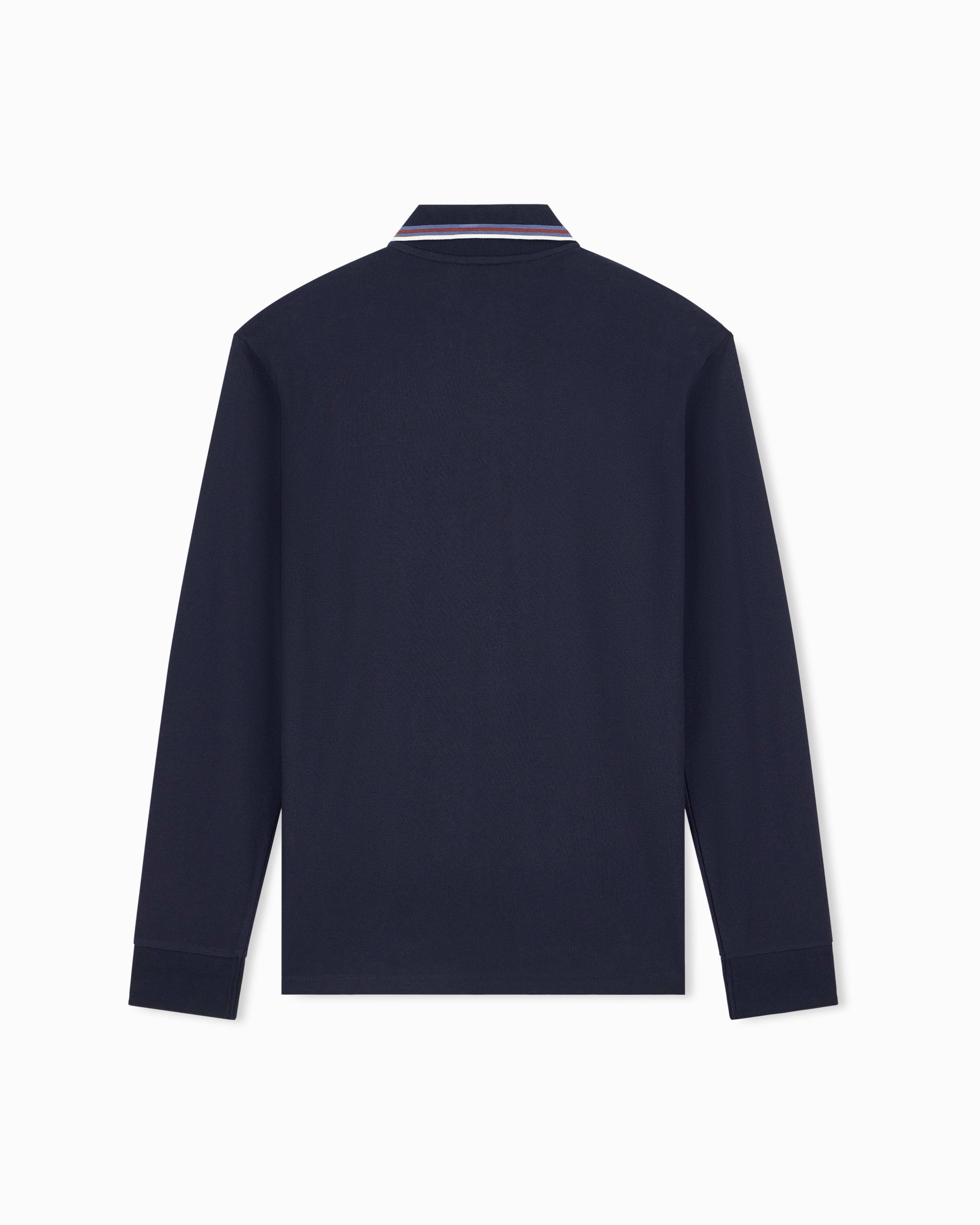 Men's Blue D01 Polo Shirt