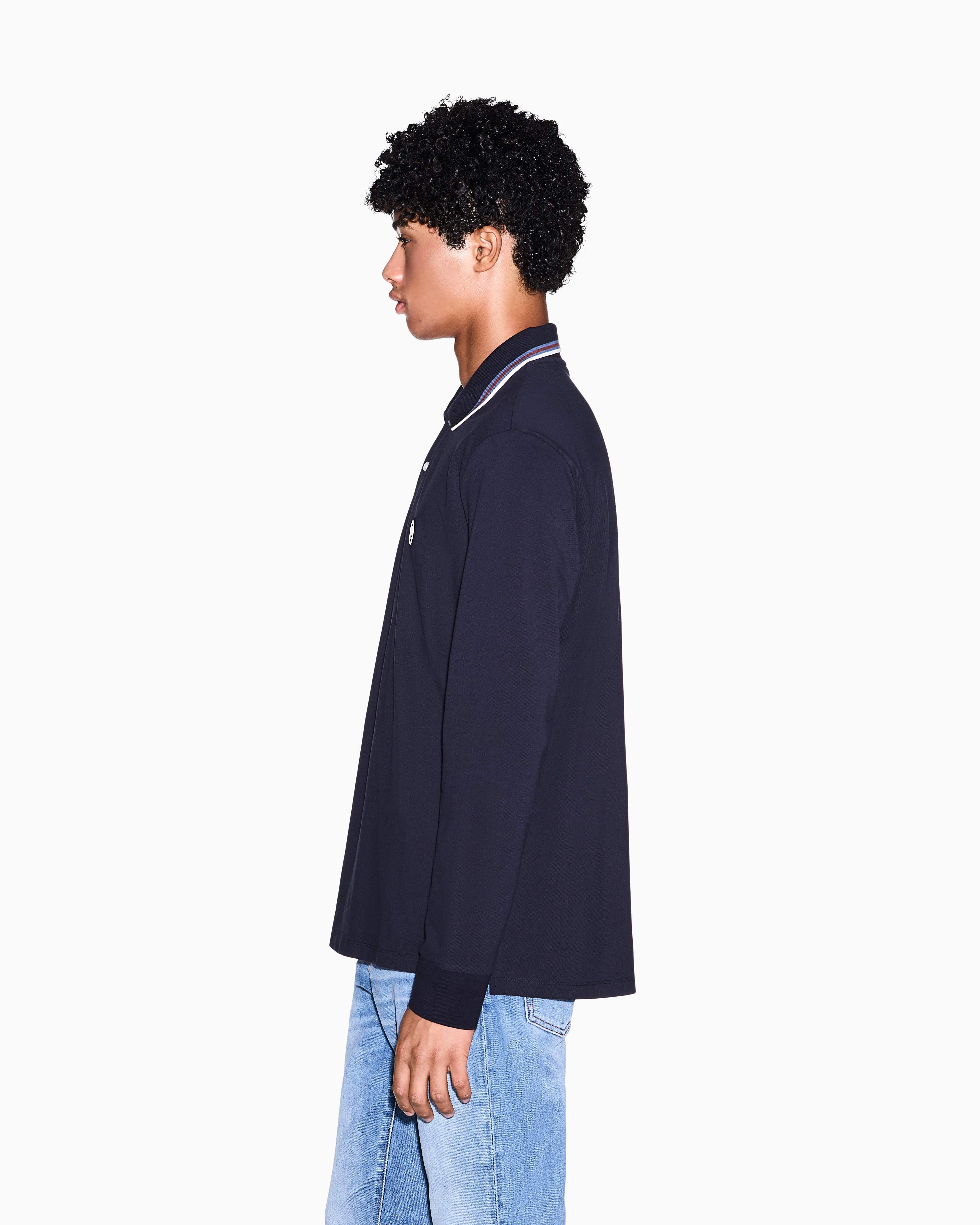 Men's Blue D01 Polo Shirt