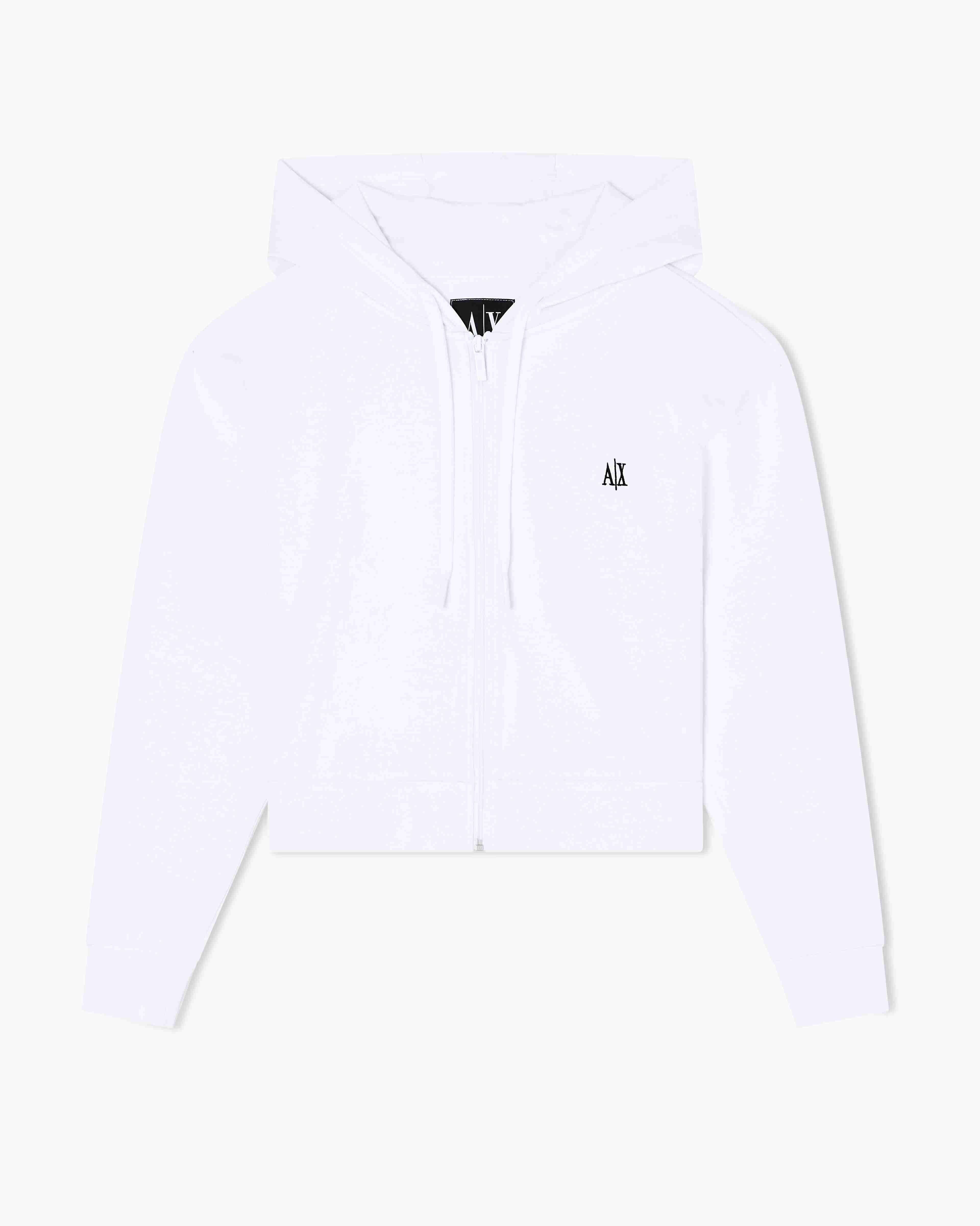 Women's White Modern Drama SWEATSHIRT