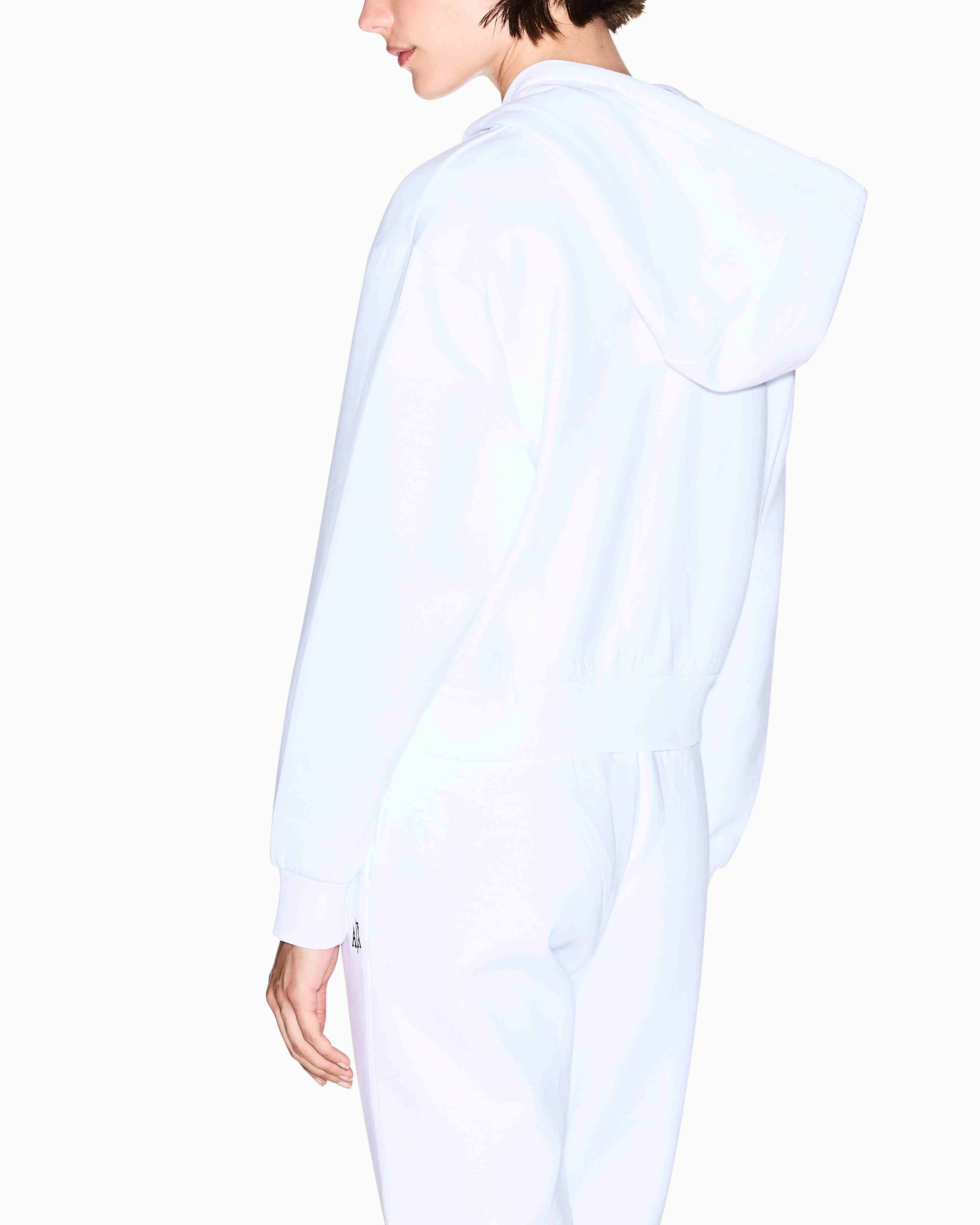 Women's White Modern Drama SWEATSHIRT