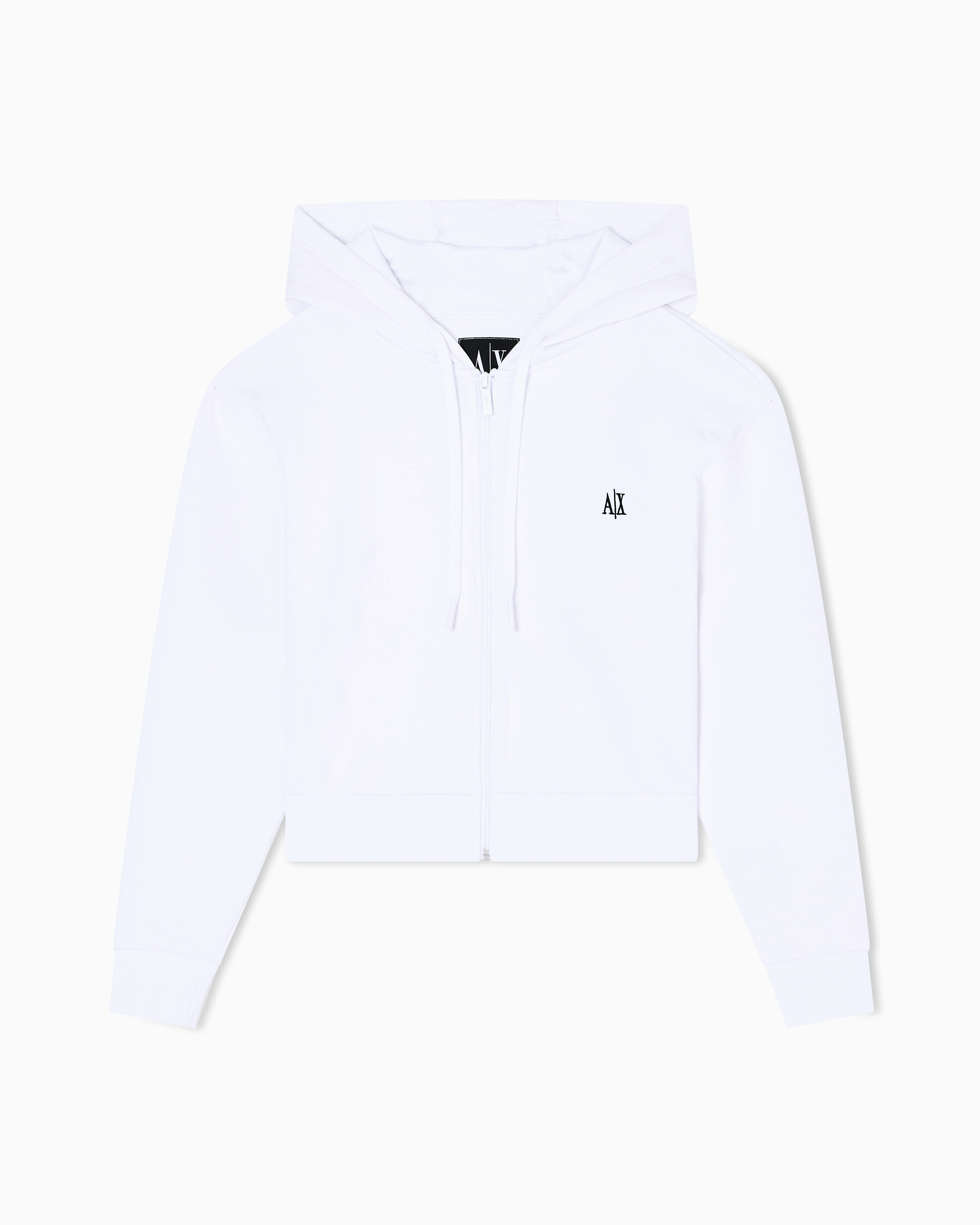 Women's White Modern Drama SWEATSHIRT