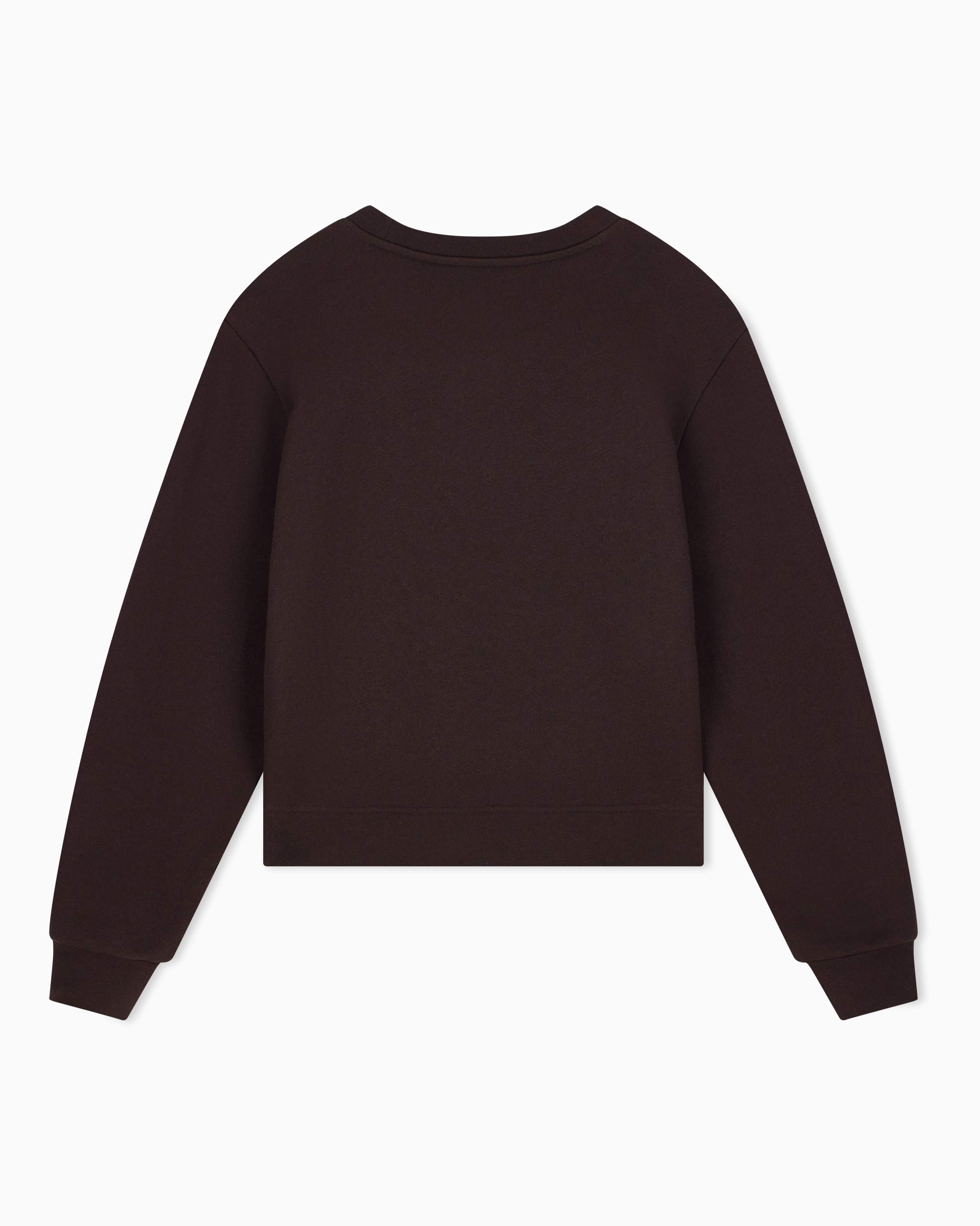 Women's Brown Modern Drama Sweatshirt