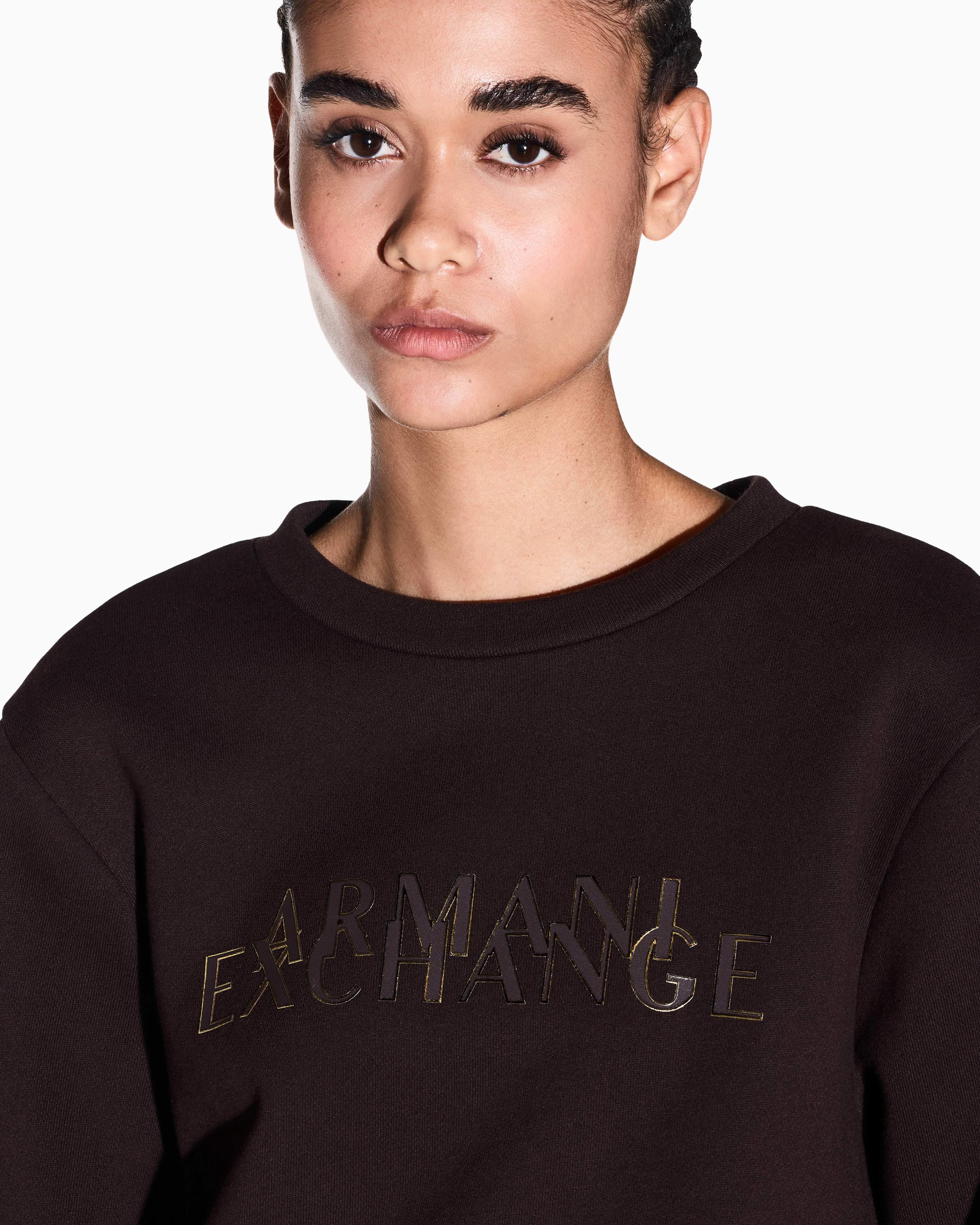 Women's Brown Modern Drama Sweatshirt