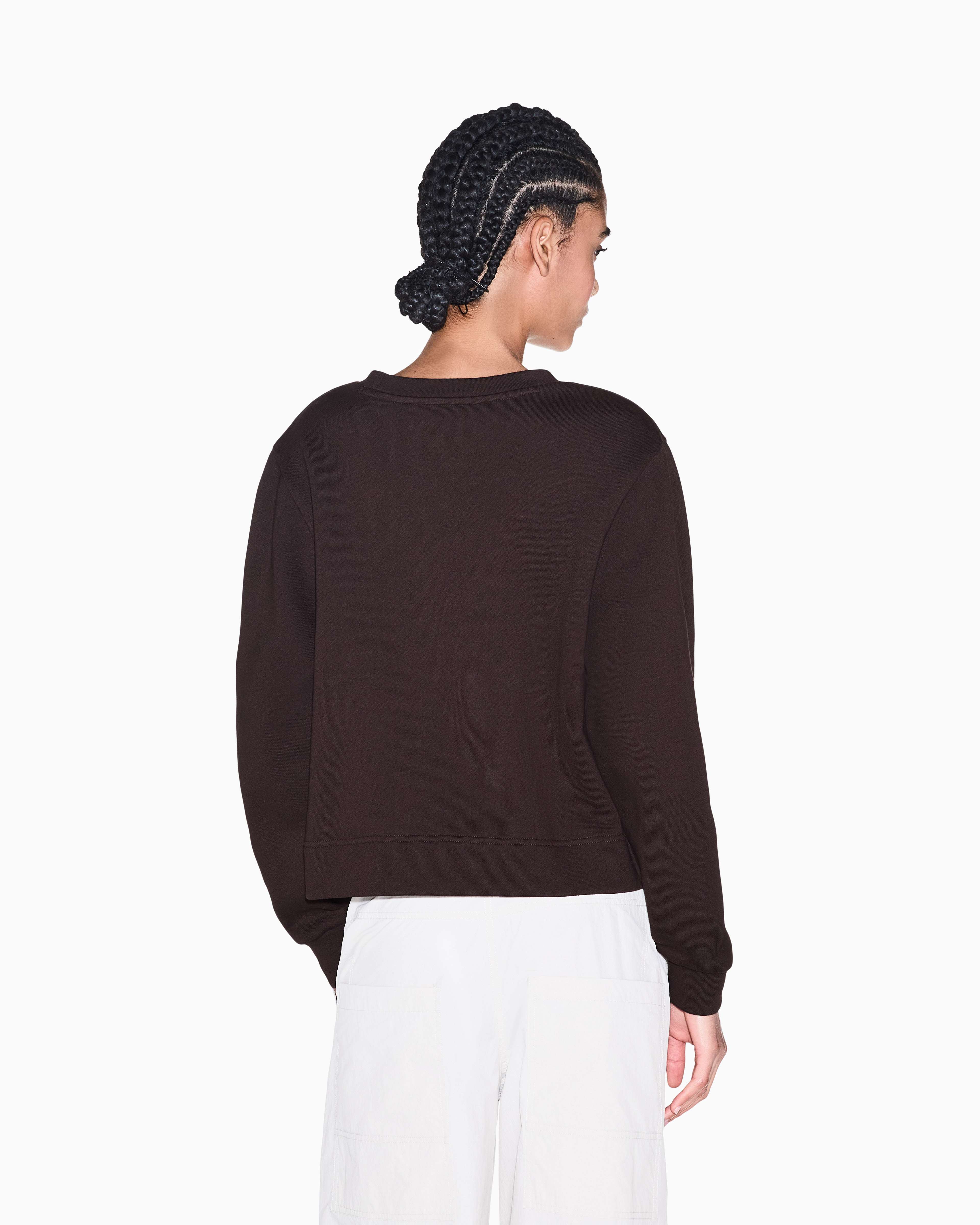 Women's Brown Modern Drama Sweatshirt