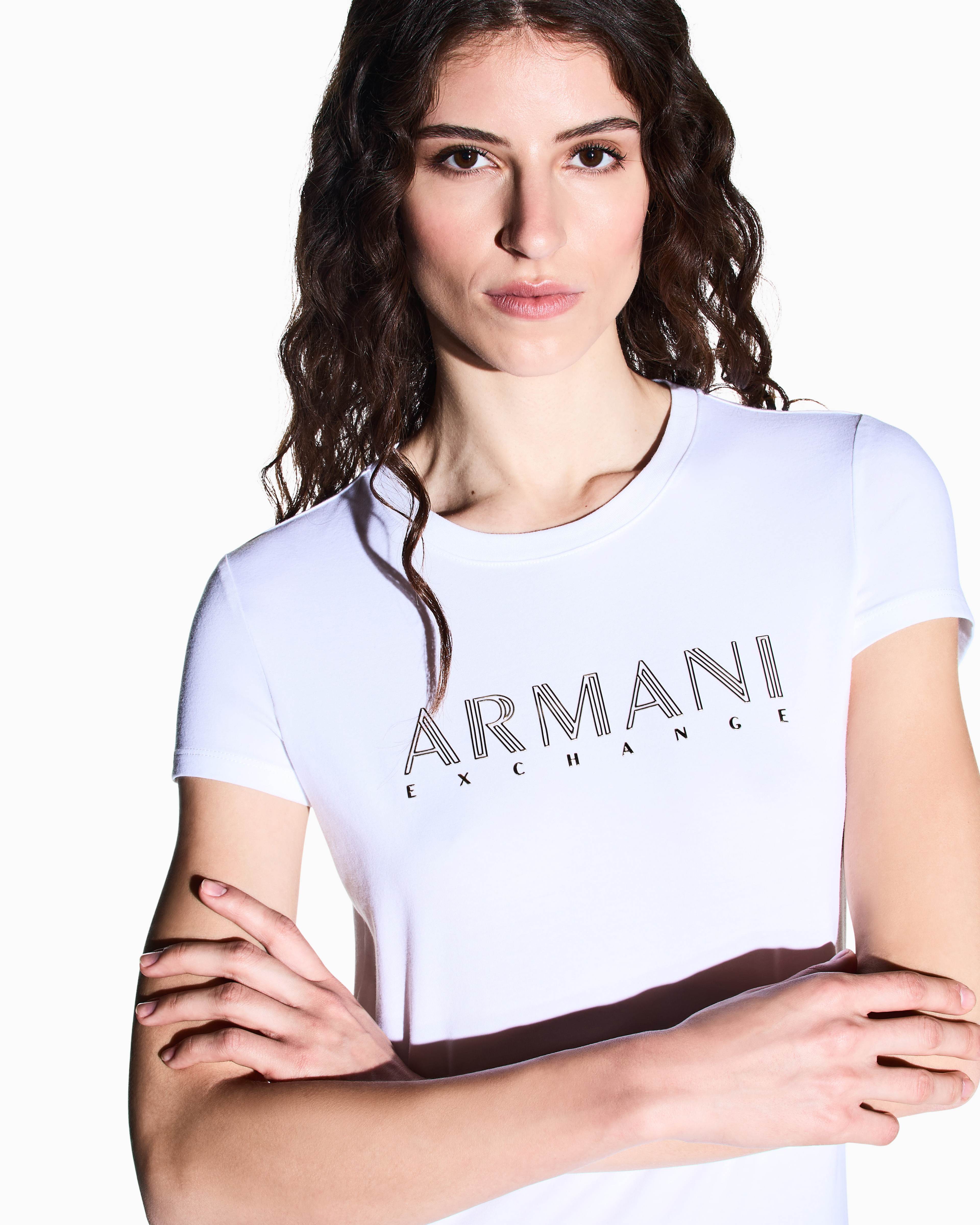 Women's White Modern Drama T-Shirt