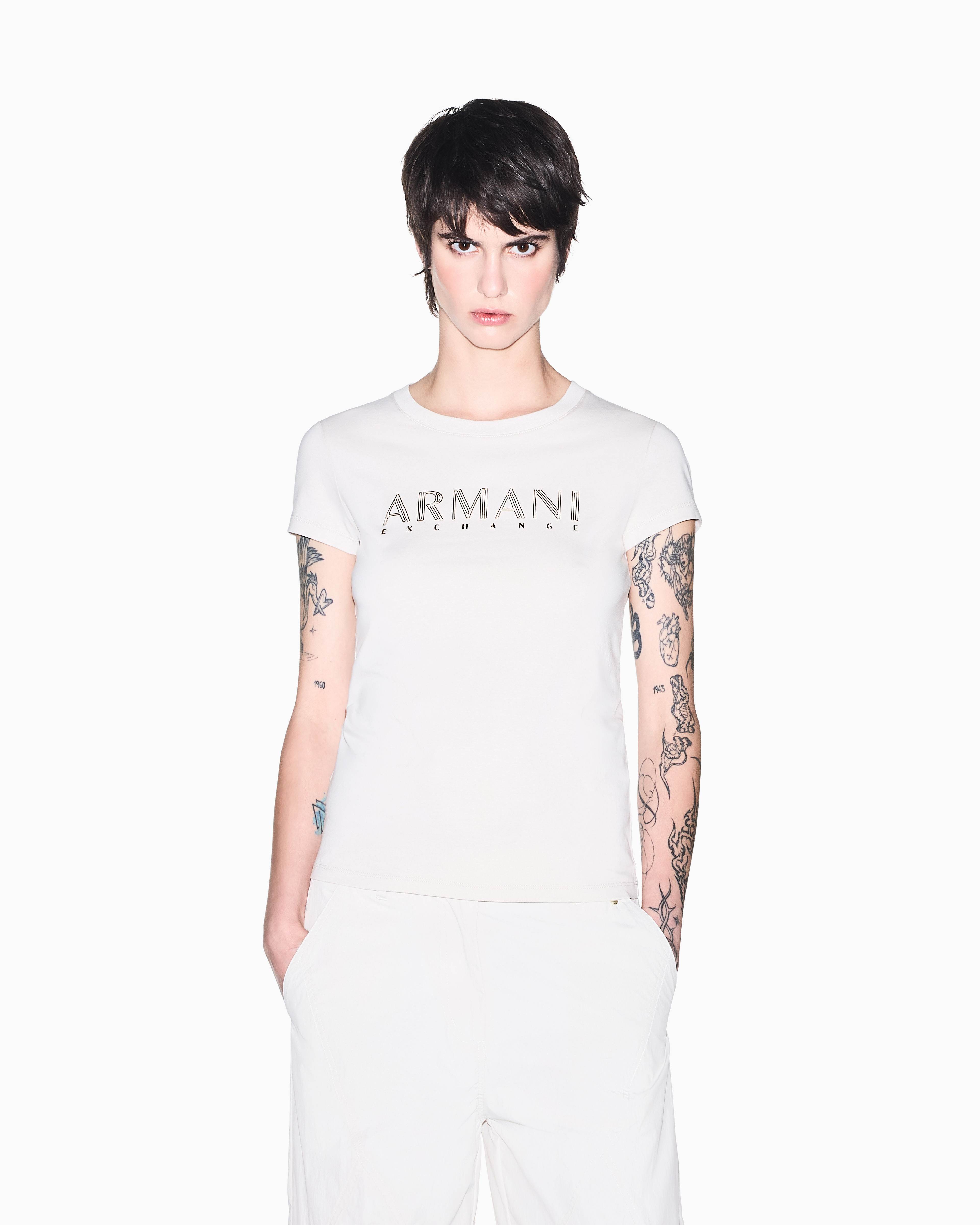 Women's Grey Modern Drama T-Shirt