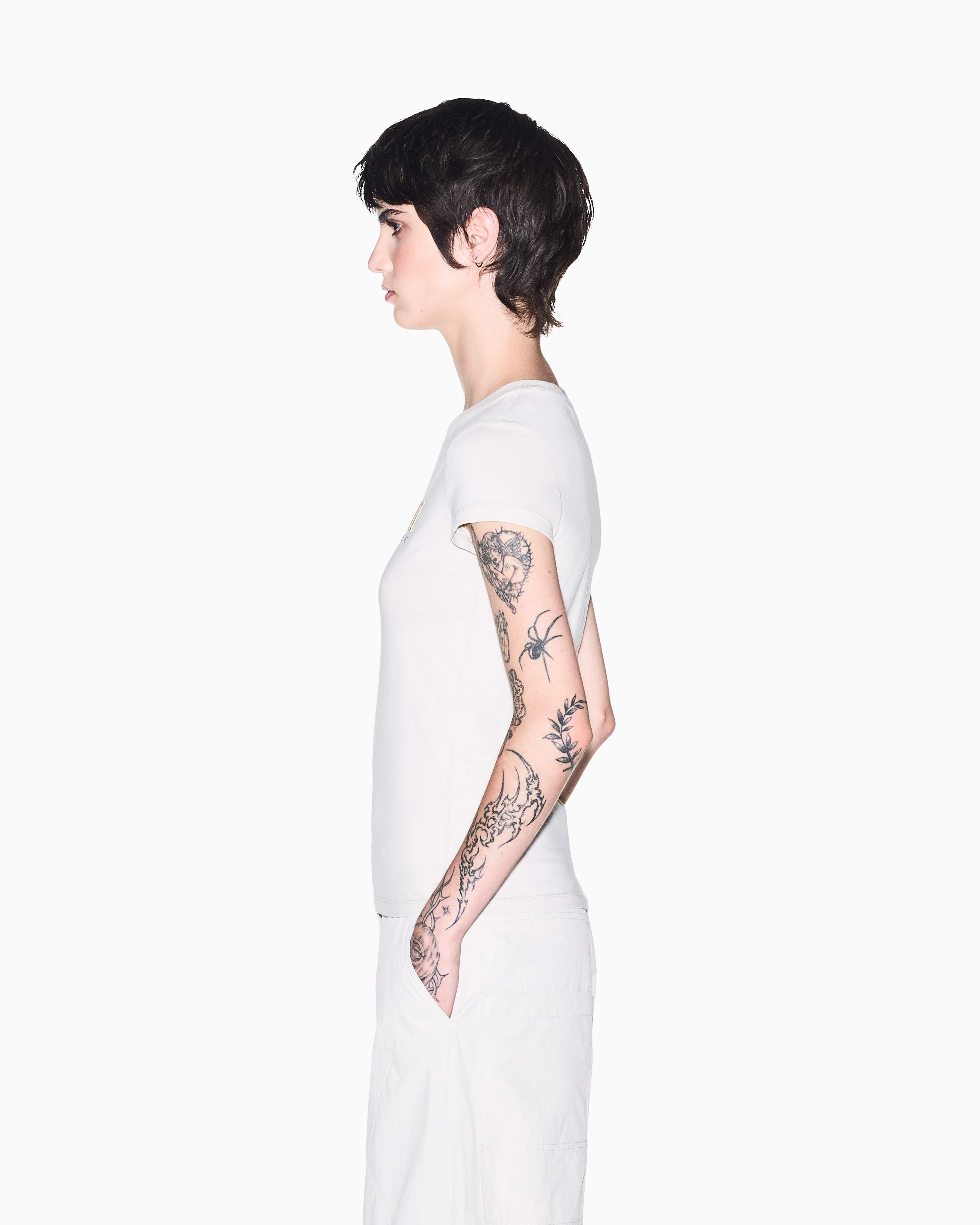 Women's Grey Modern Drama T-Shirt