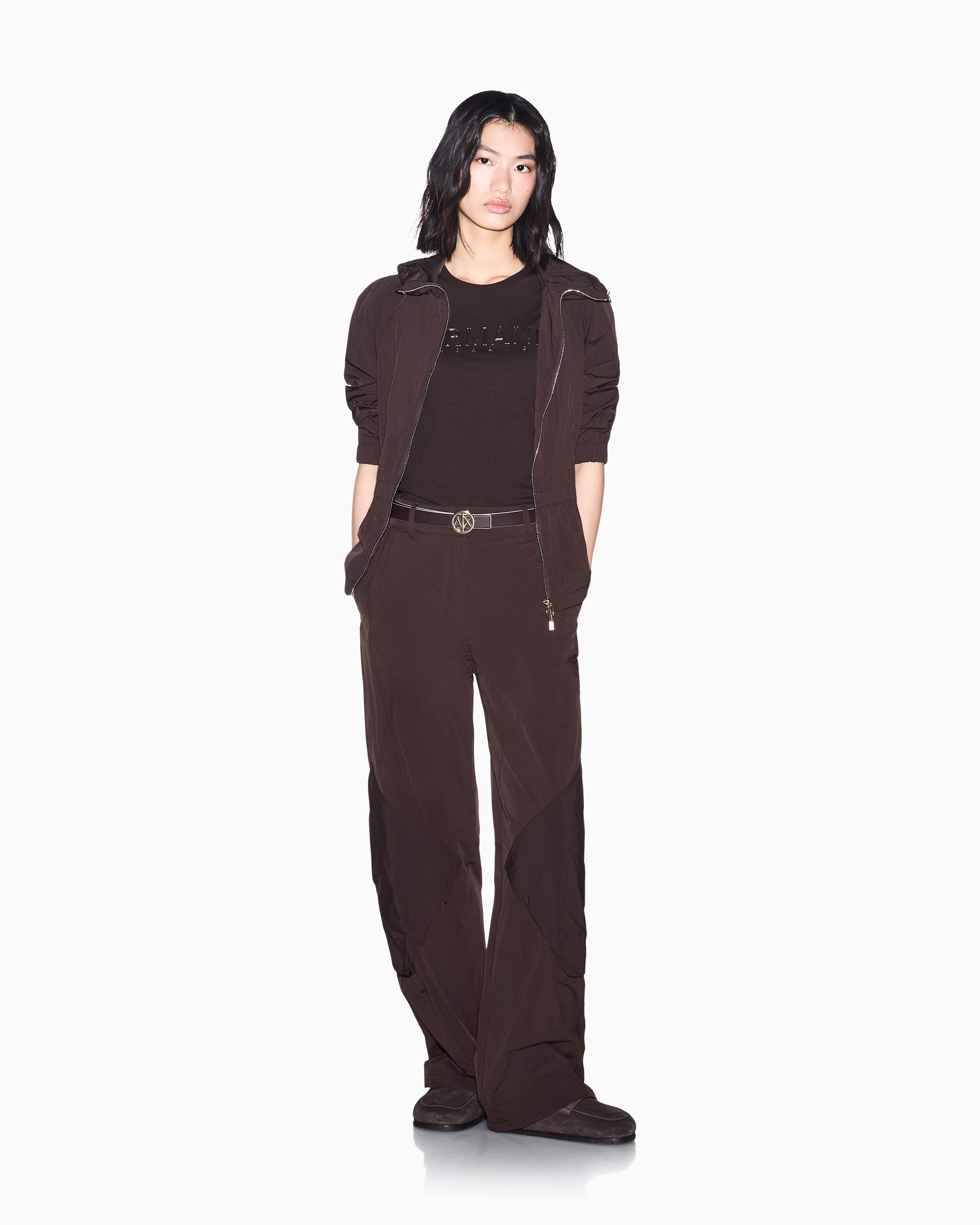 Women's Brown Modern Drama T-Shirt