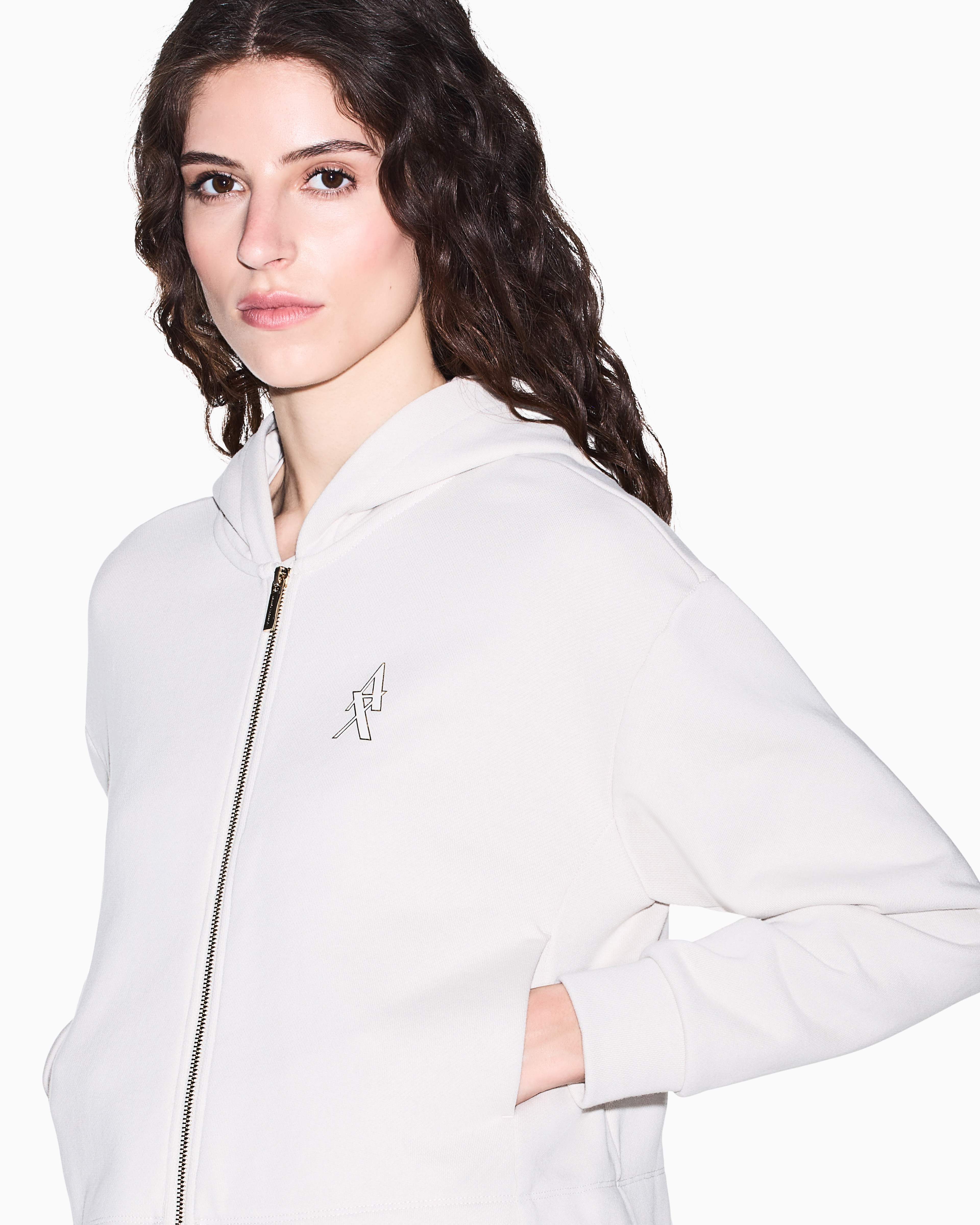 Women's Grey Modern Drama Sweatshirt