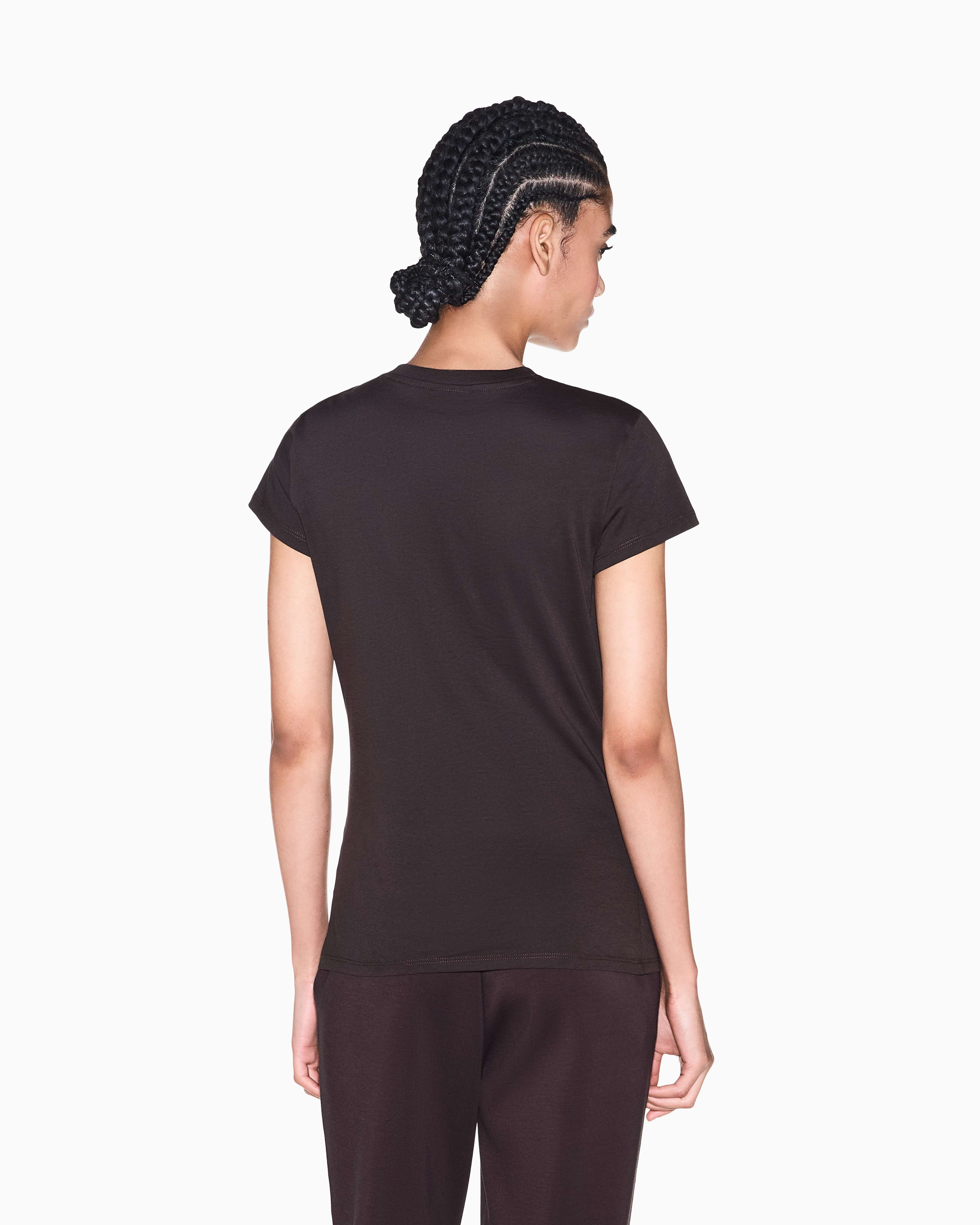 Women's Brown Modern Drama T-Shirt