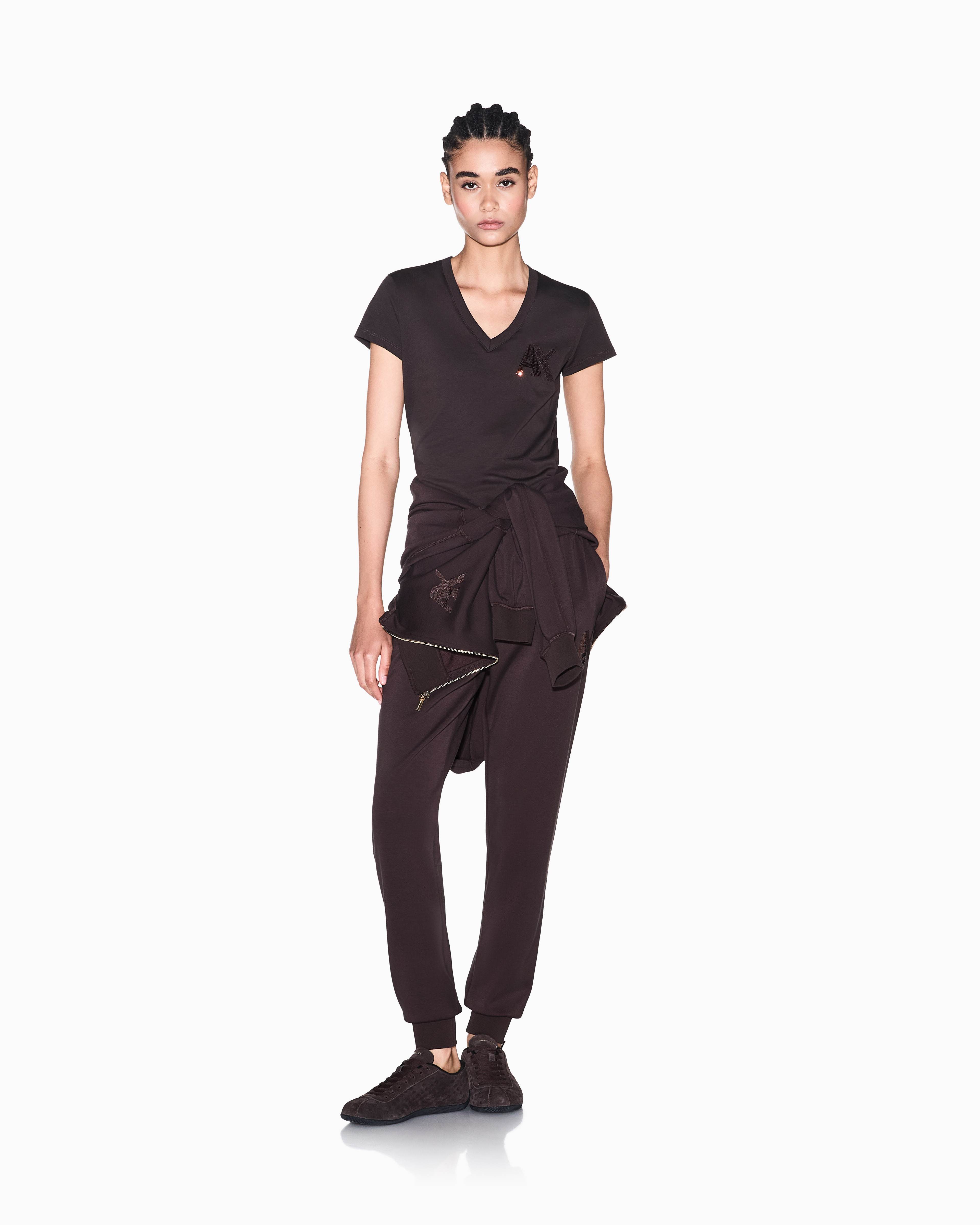 Women's Brown Modern Drama T-Shirt