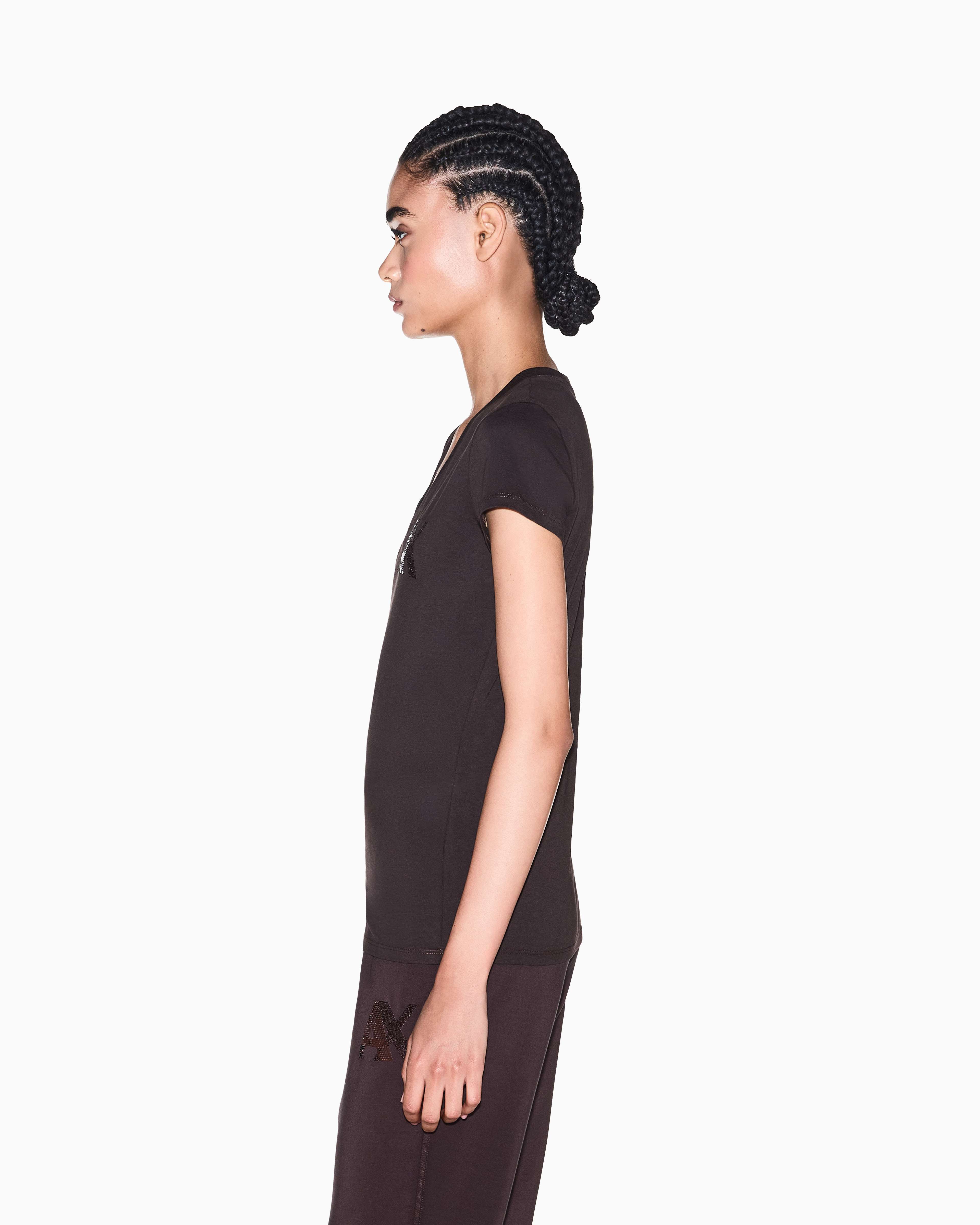 Women's Brown Modern Drama T-Shirt