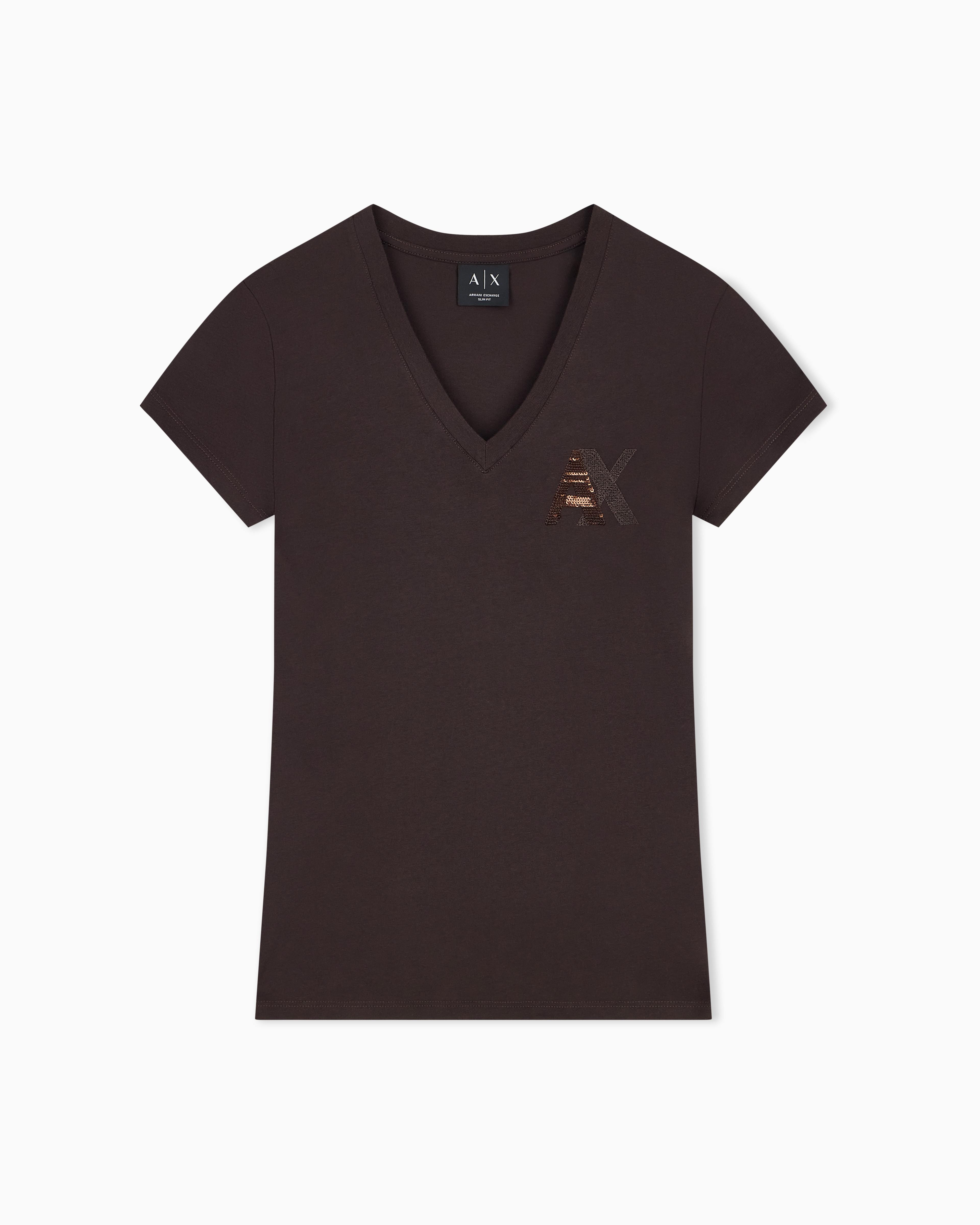 Women's Brown Modern Drama T-Shirt