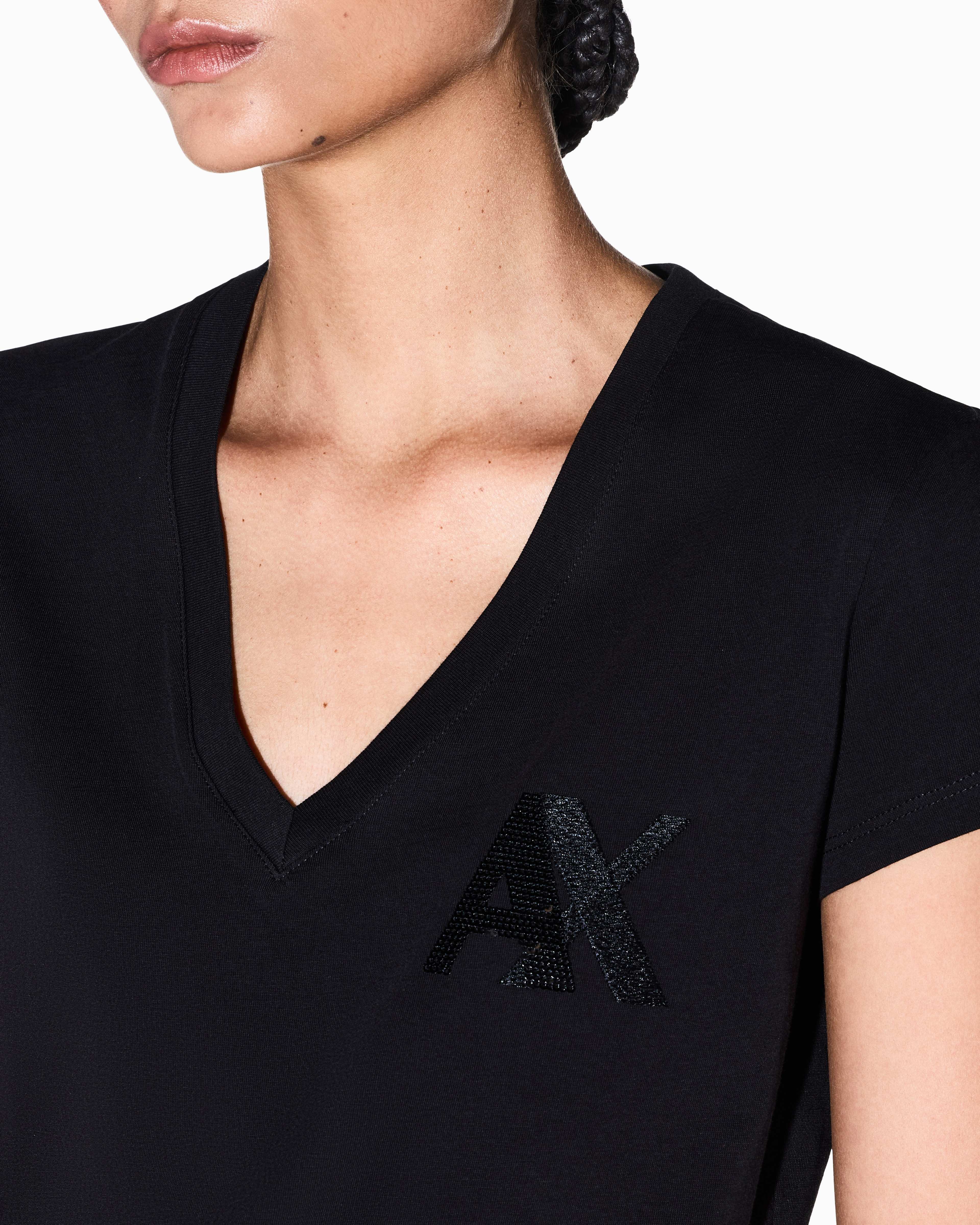 Women's Black Modern Drama T-Shirt