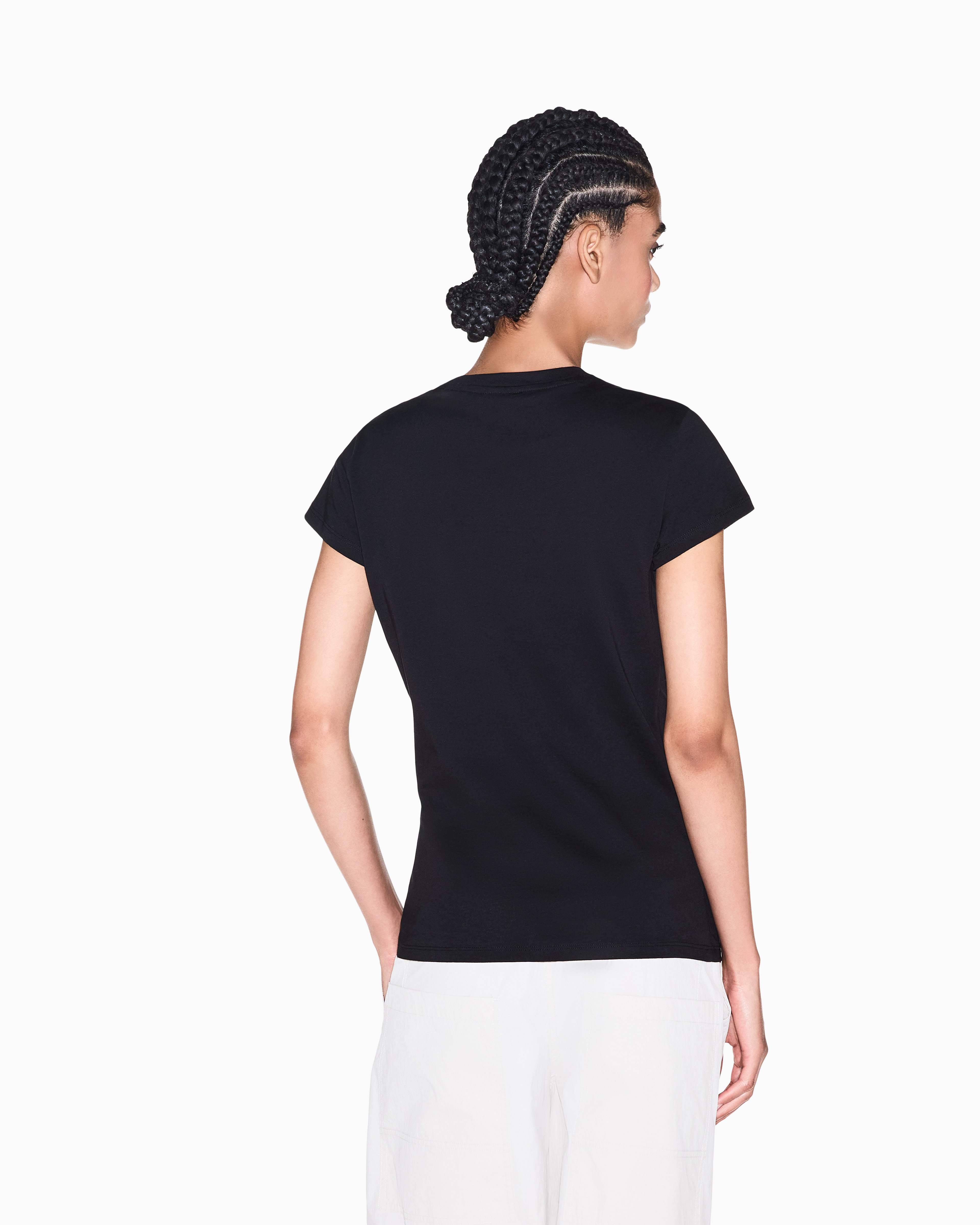 Women's Black Modern Drama T-Shirt