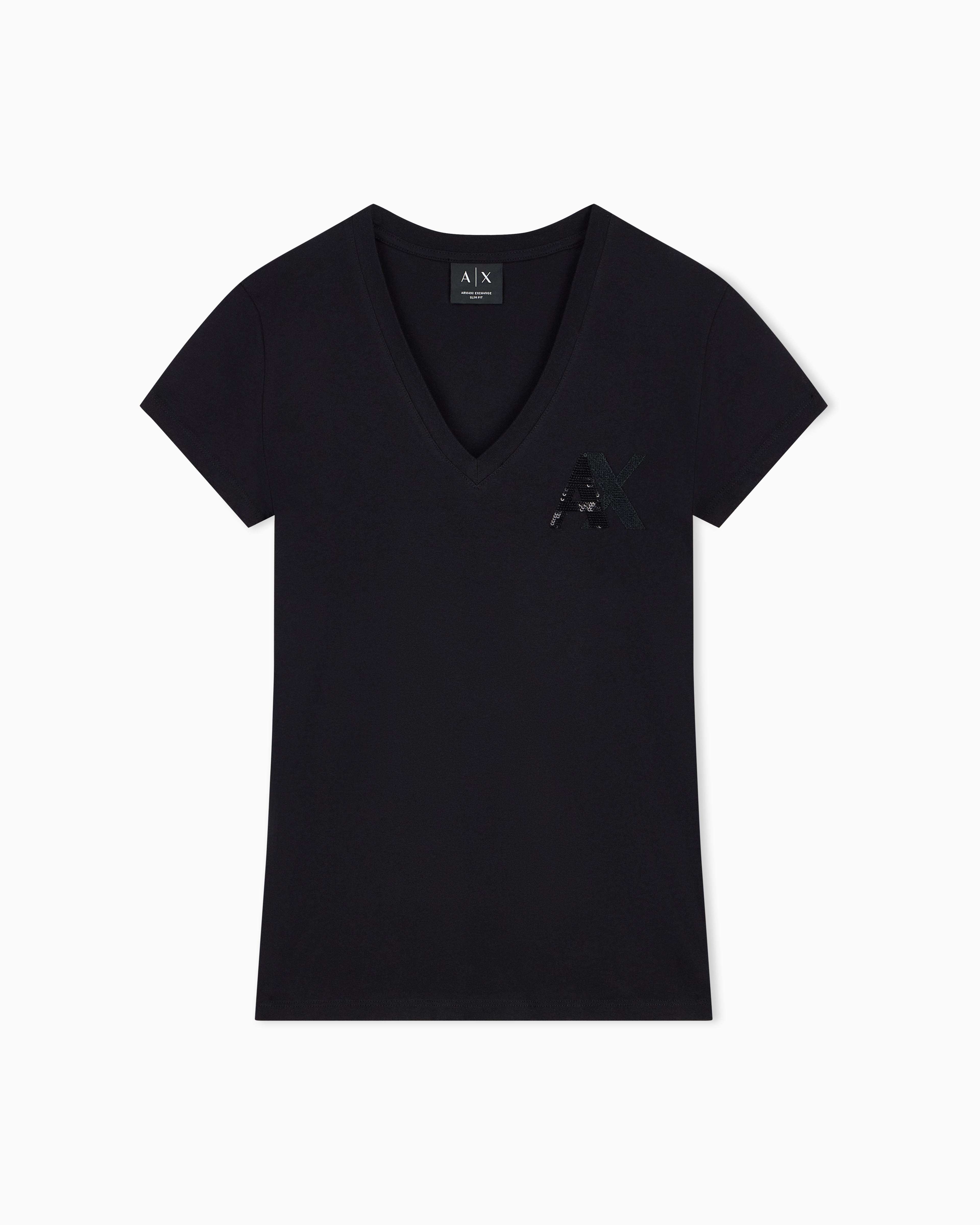 Women's Black Modern Drama T-Shirt