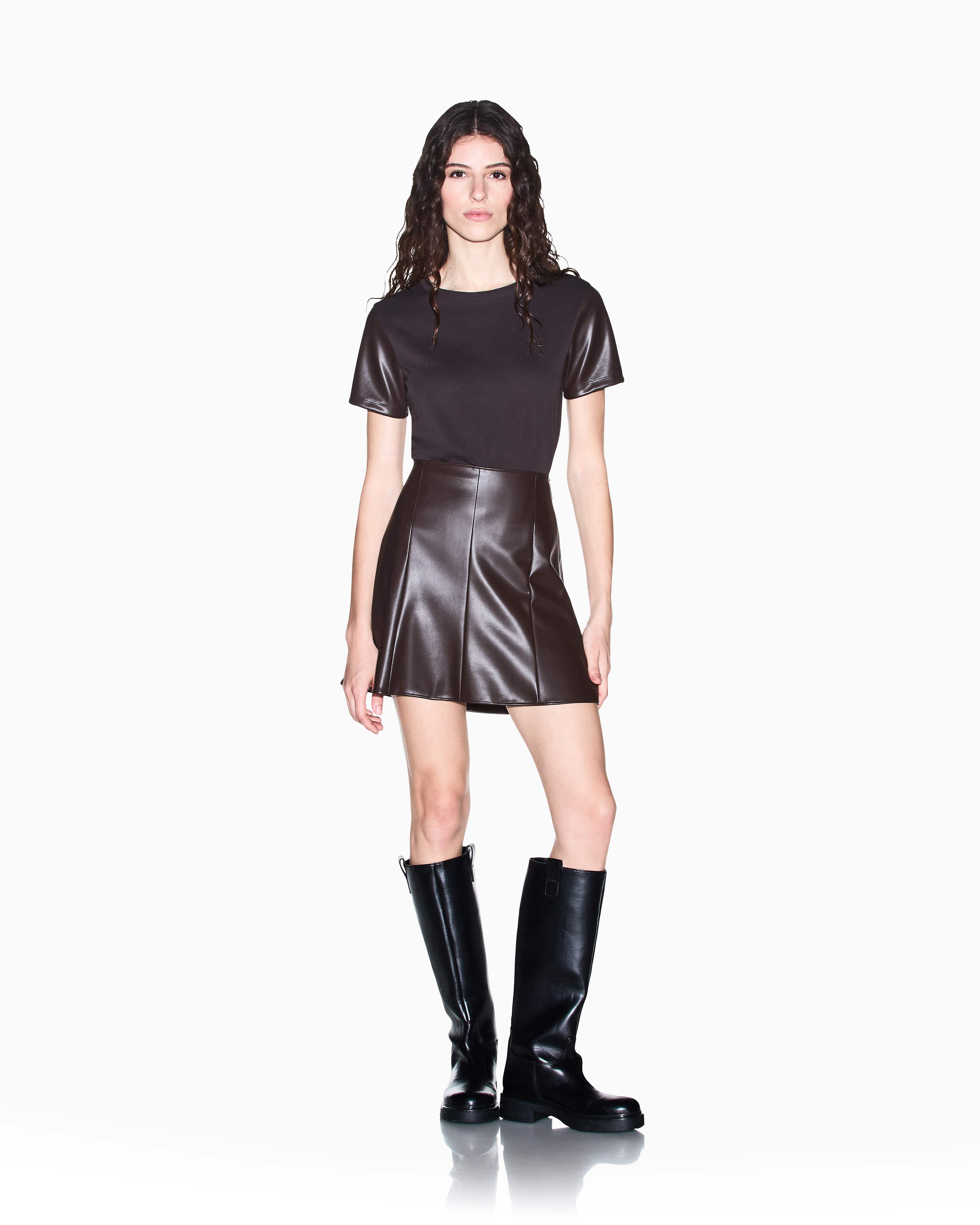 Women's Brown Modern Drama T-Shirt