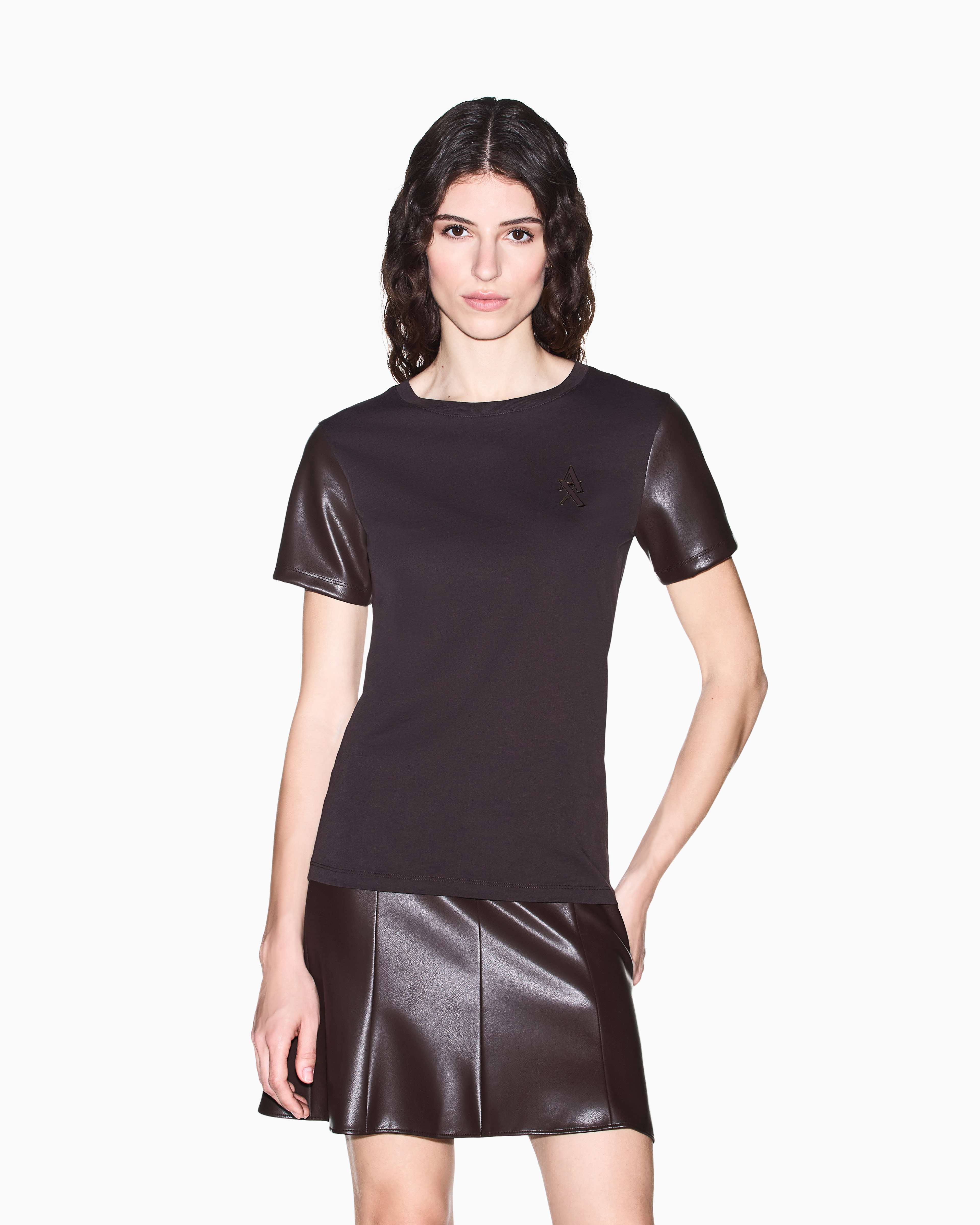 Women's Brown Modern Drama T-Shirt