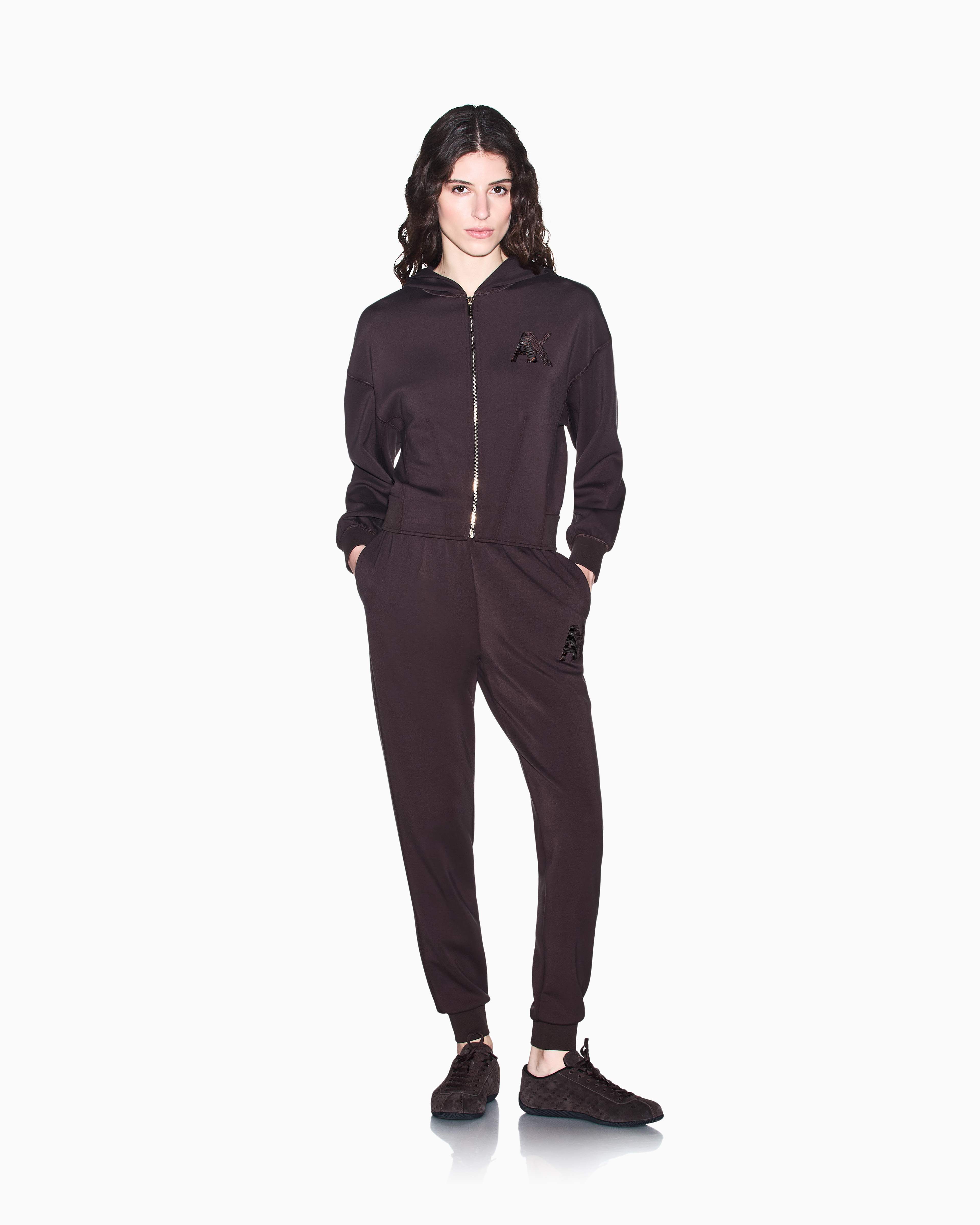 Women's Brown Modern Drama Sweatshirt