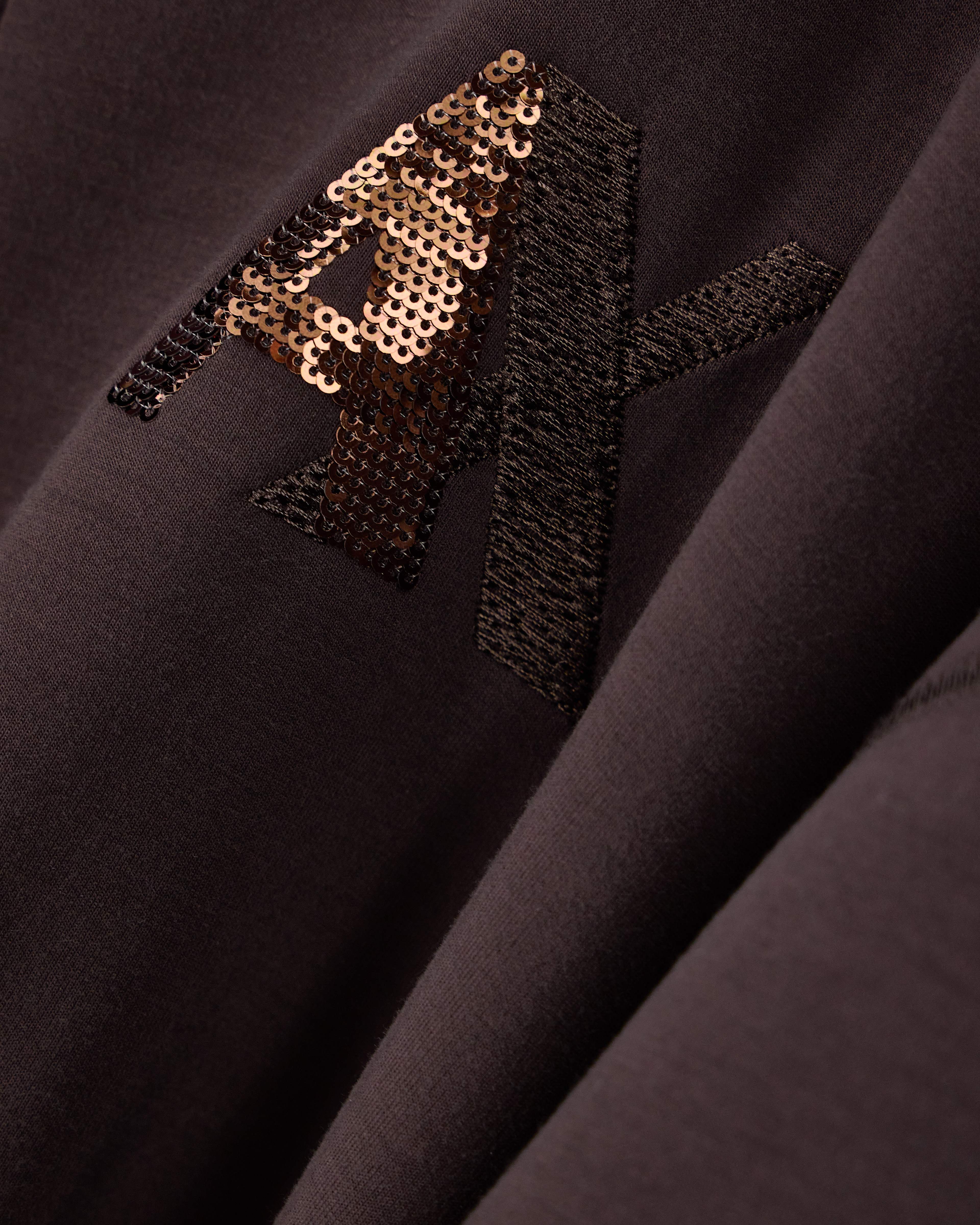 Women's Brown Modern Drama Sweatshirt