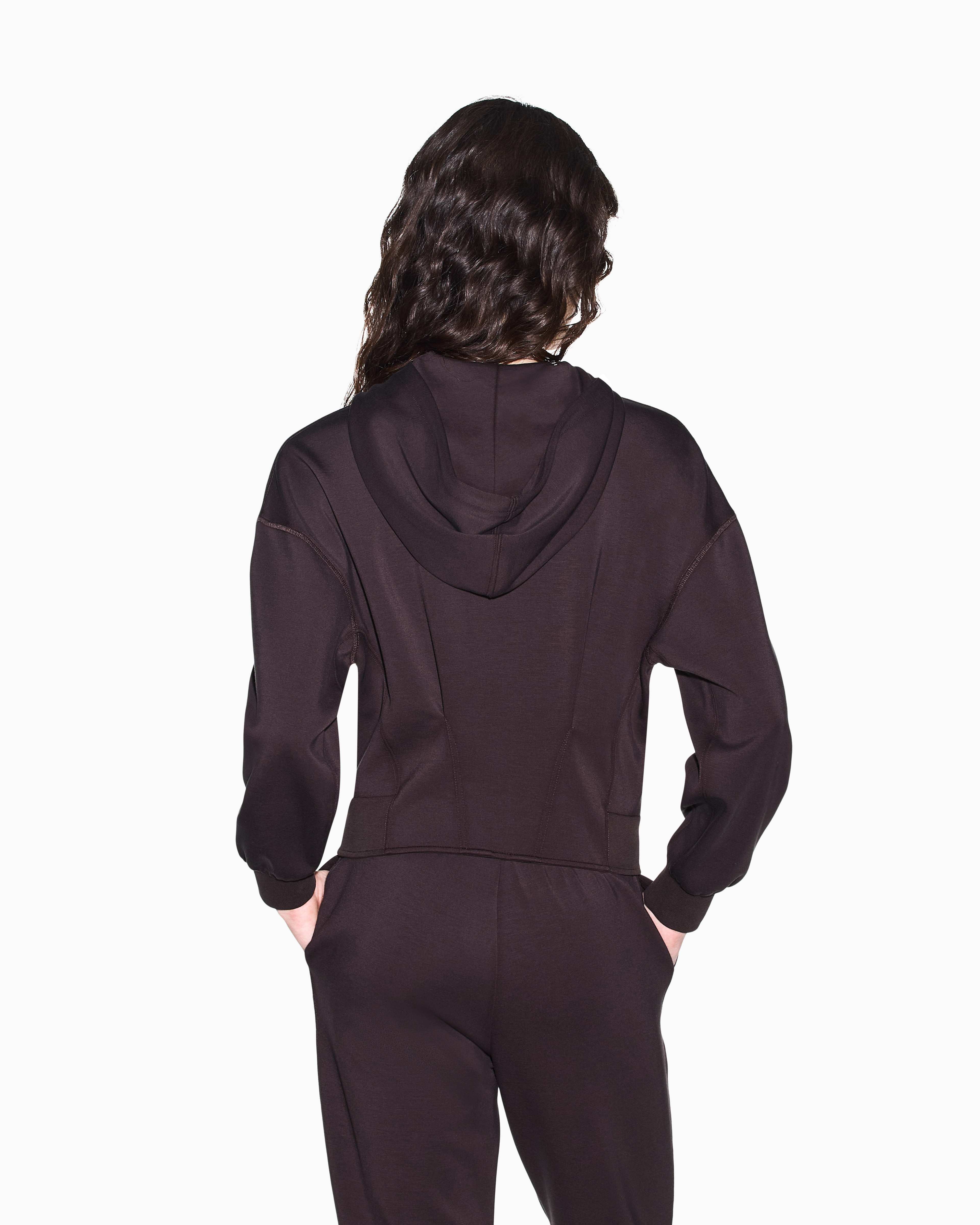 Women's Brown Modern Drama Sweatshirt