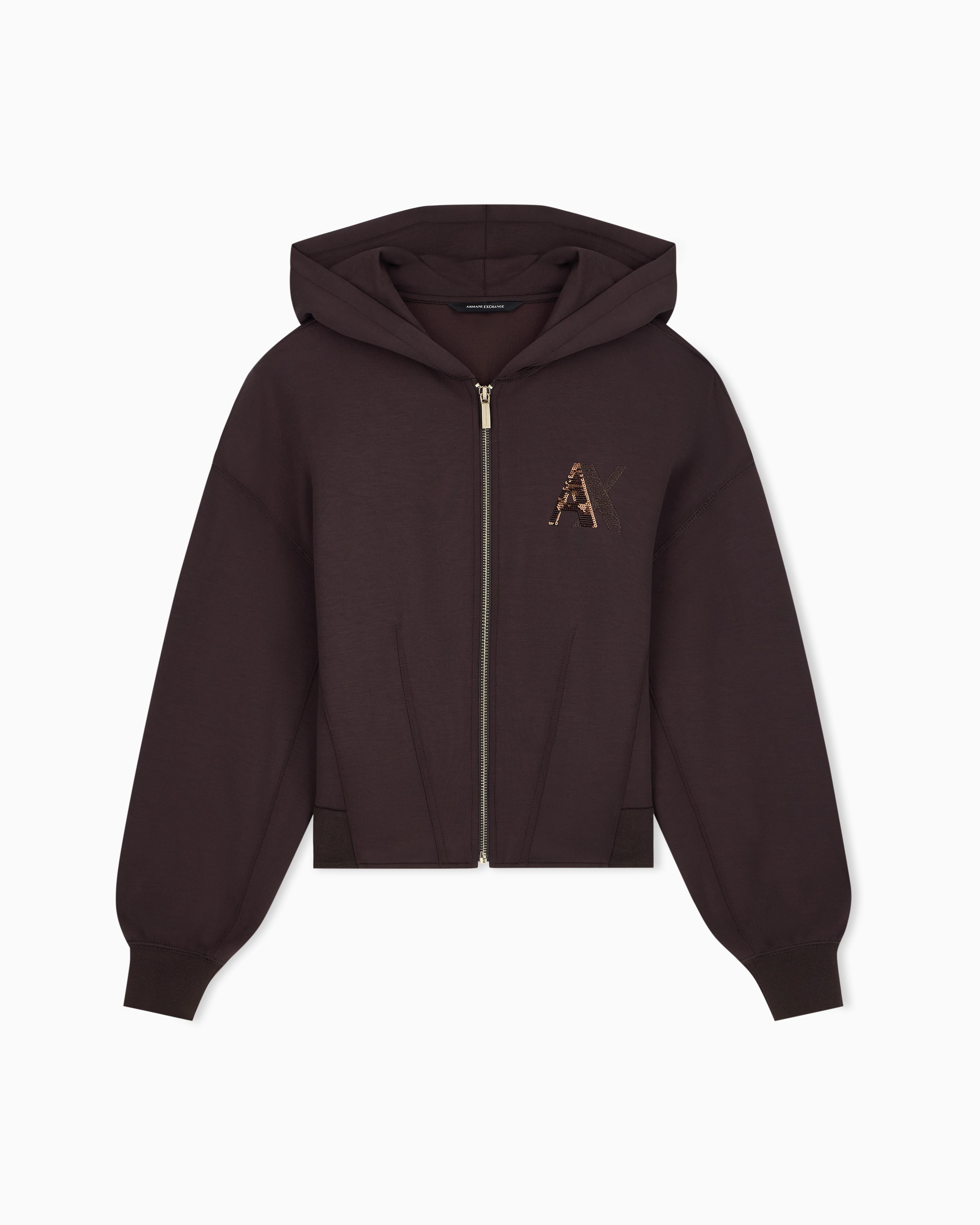 Women's Brown Modern Drama Sweatshirt