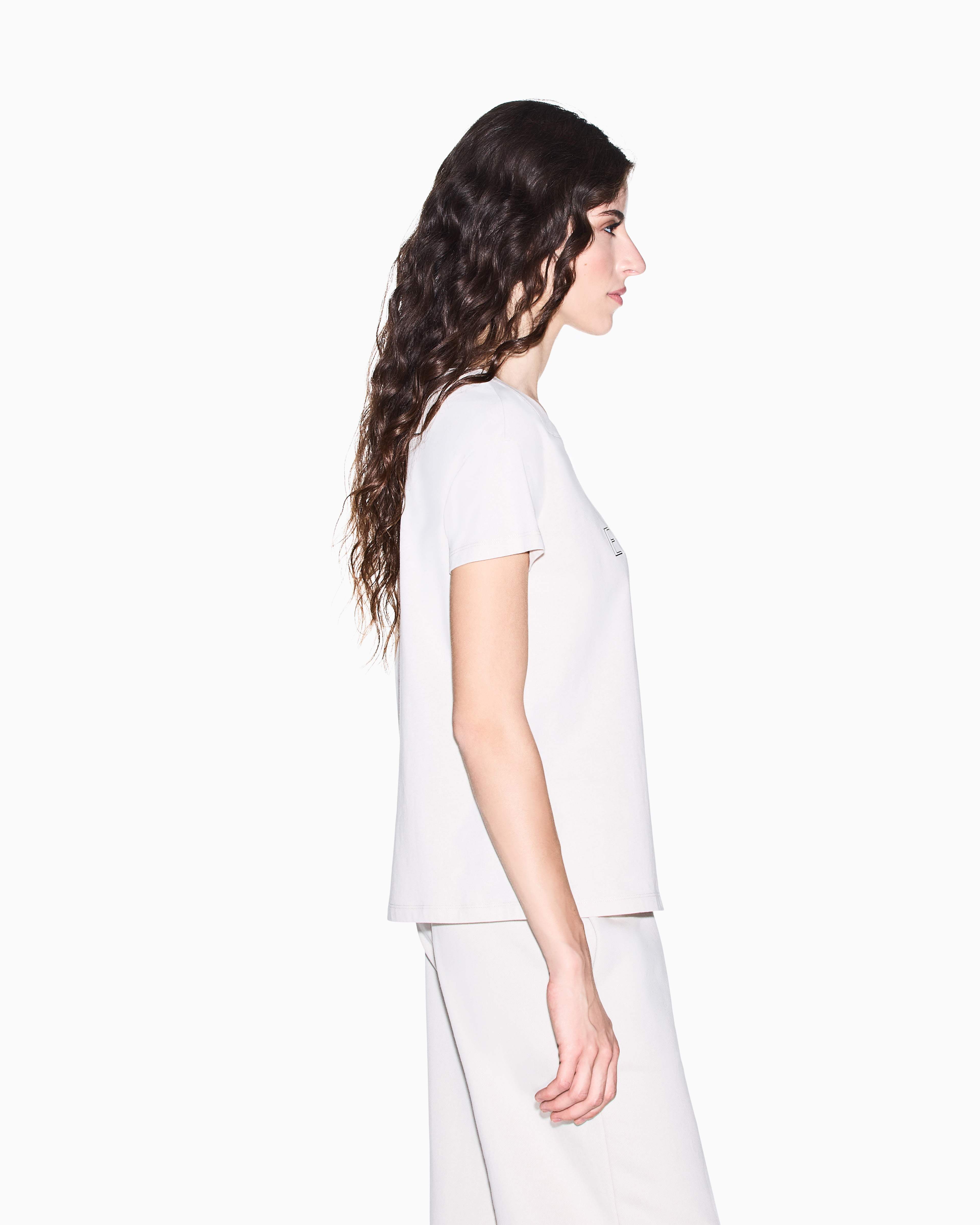 Women's Grey Modern Drama T-Shirt