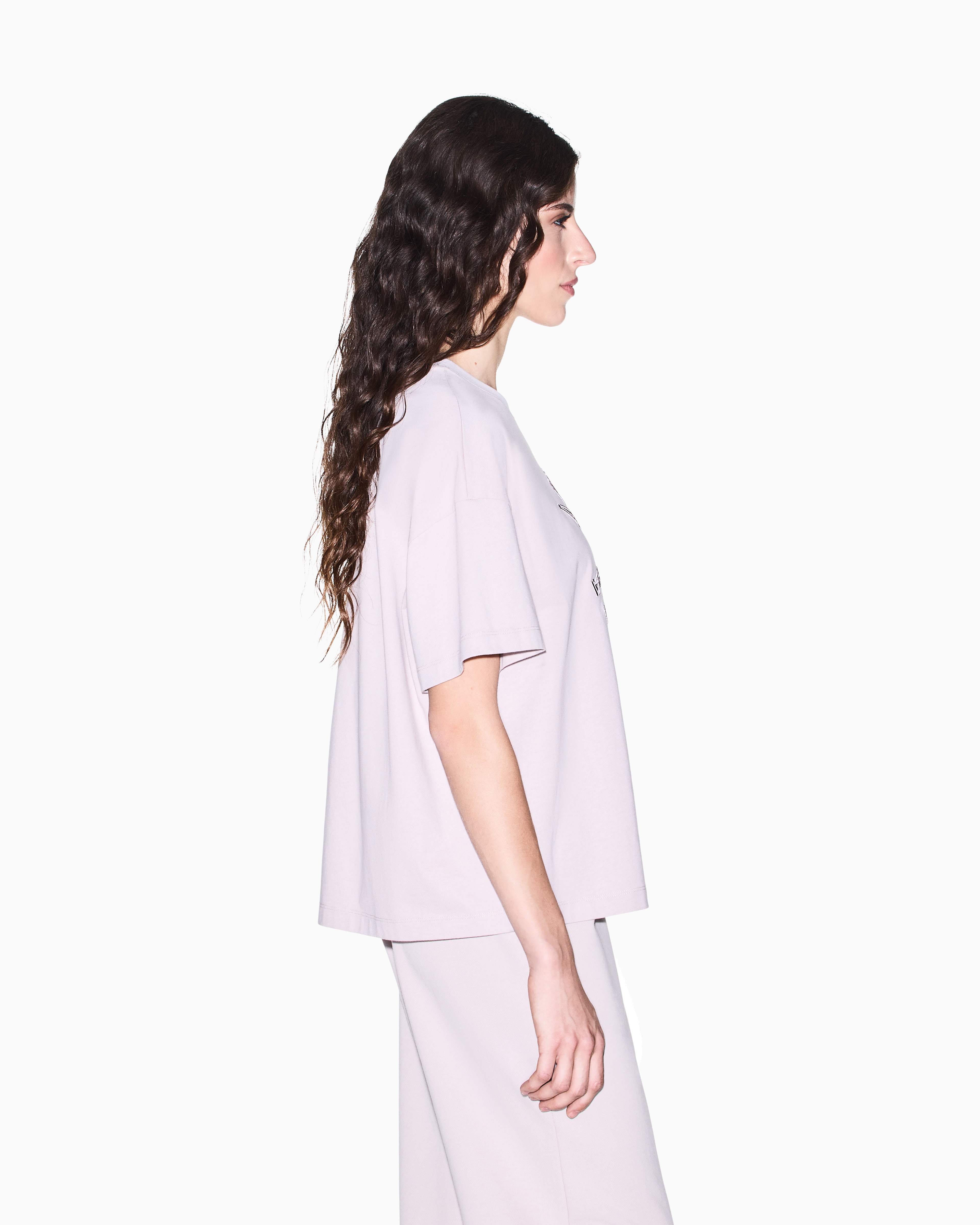 Women's Pink Modern Drama T-Shirt