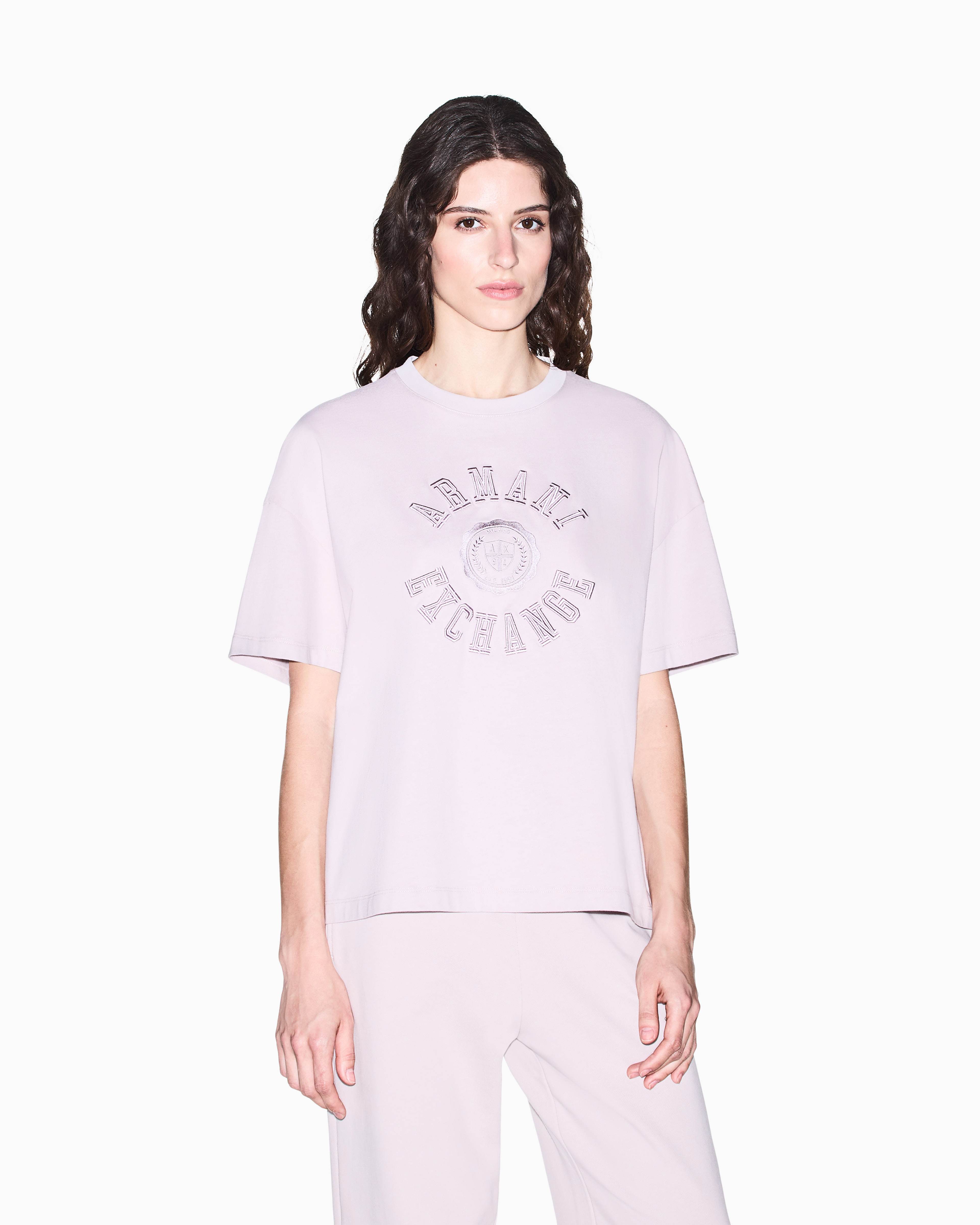 Women's Pink Modern Drama T-Shirt