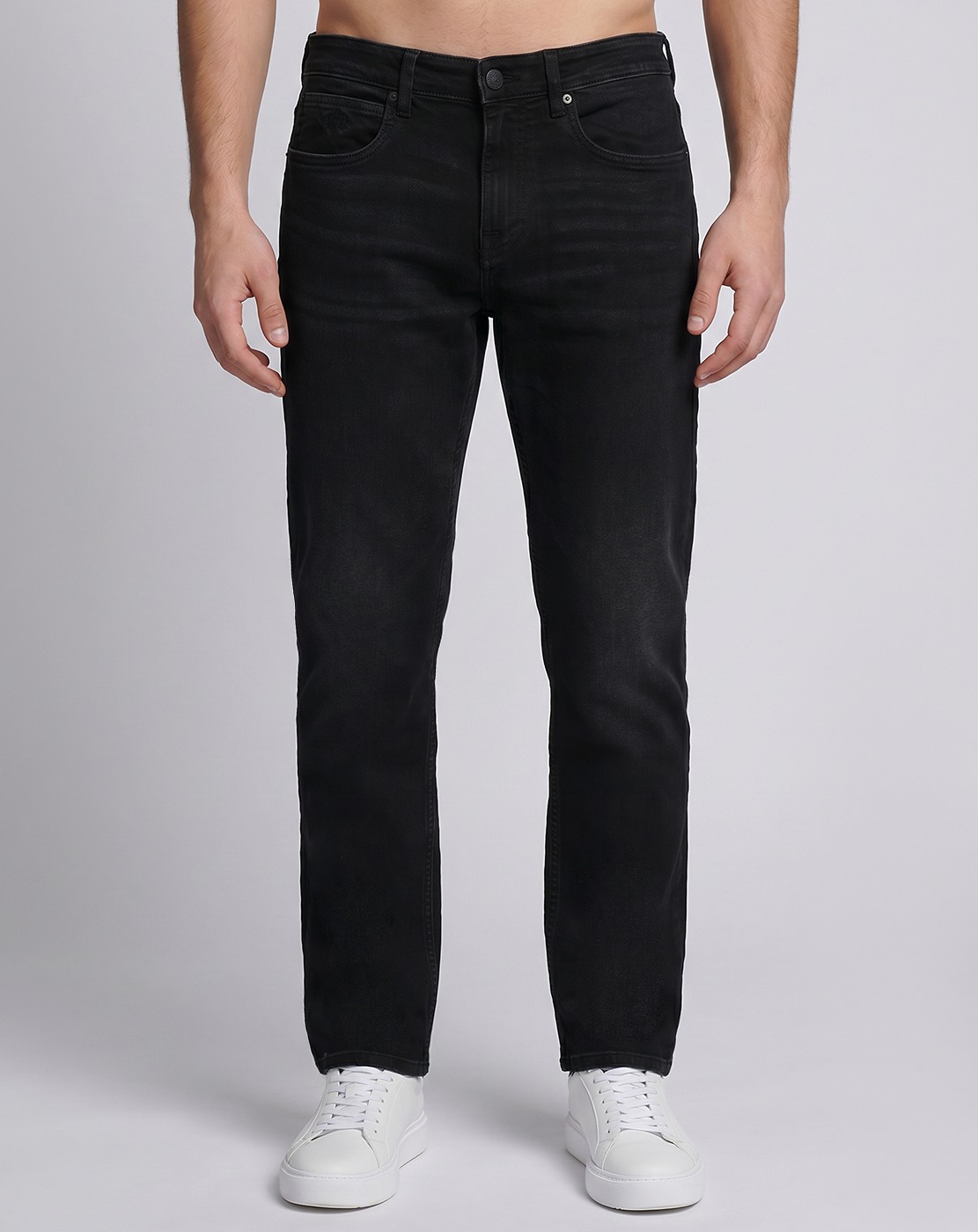 Kooltex Relaxed Fit Black Denim with Stretch