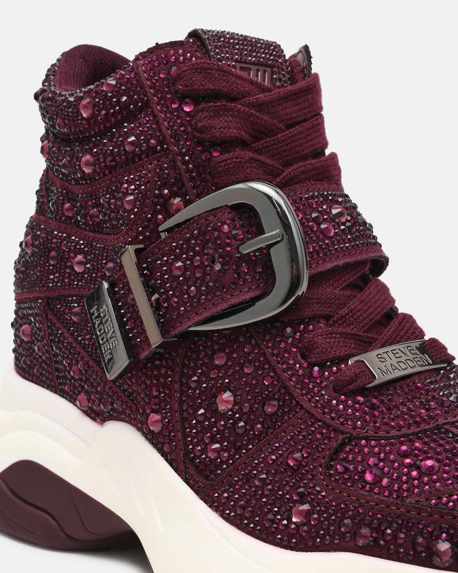 Millstone-In Dark Cherry Lacq Sneakers