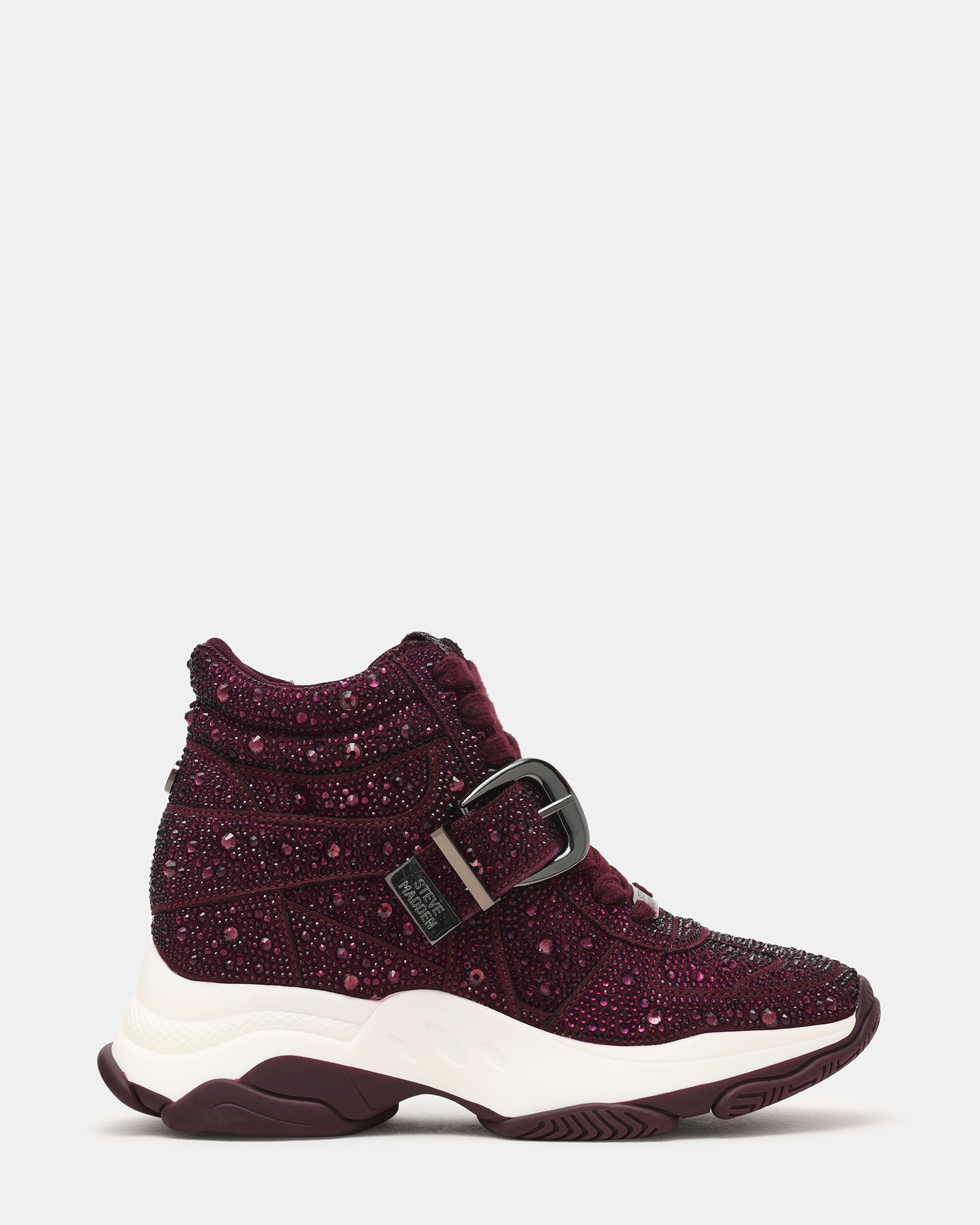 Millstone-In Dark Cherry Lacq Sneakers