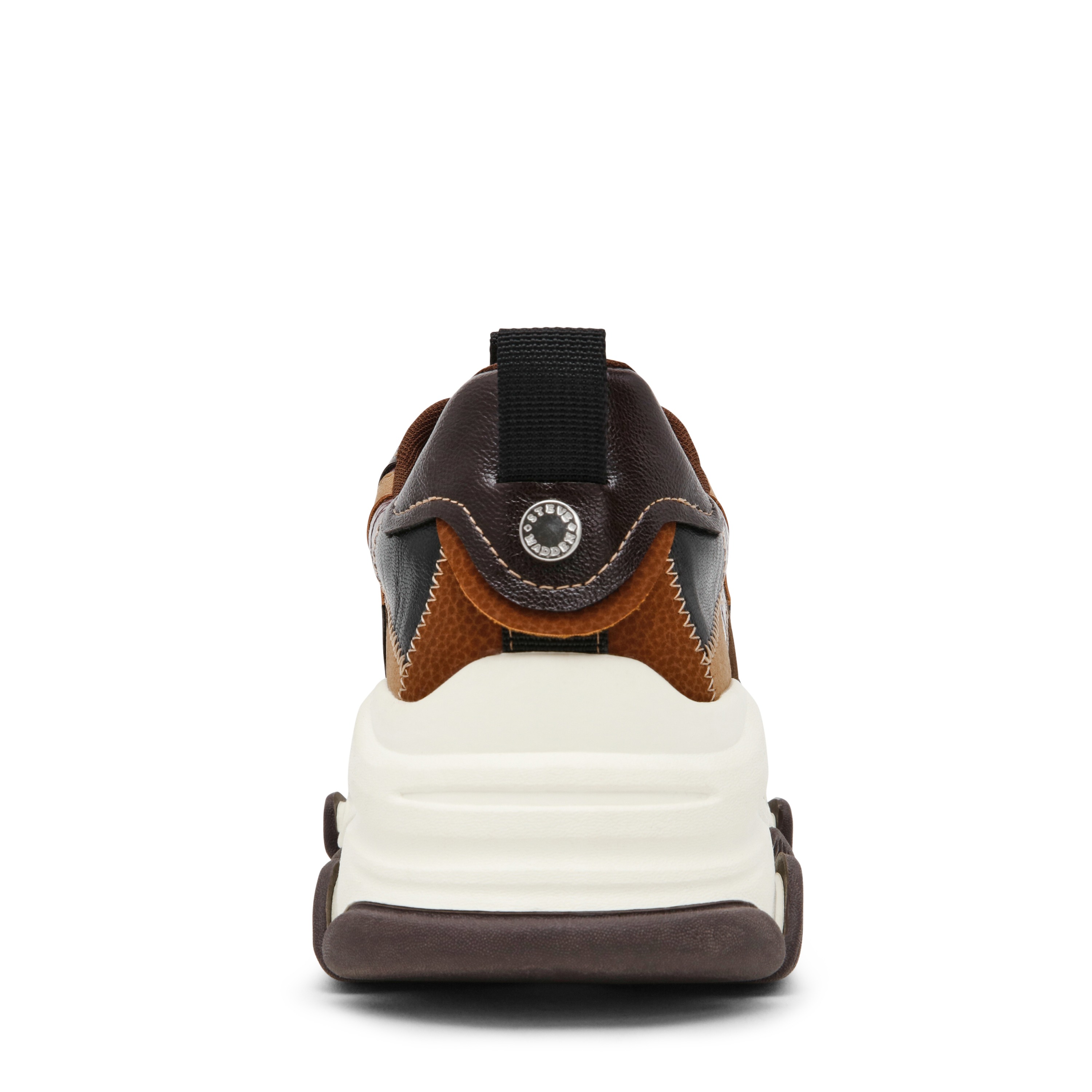 Puzzlez-In Brown Multi Sneakers