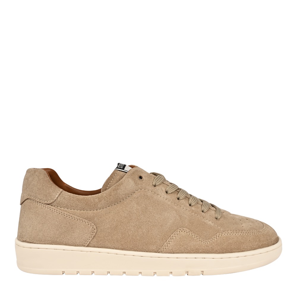 Tavian Beige Suede Sneakers