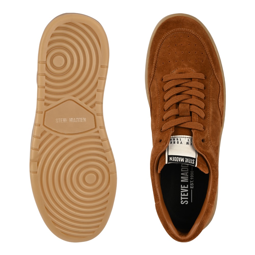 Tavian Tan Suede Sneakers