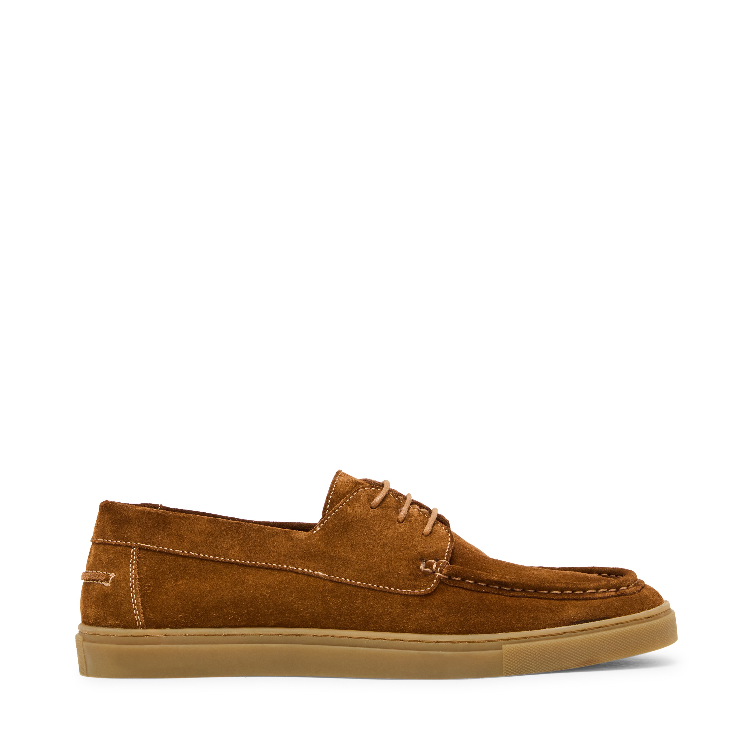 Hugo Cognac Suede Dress Loafer