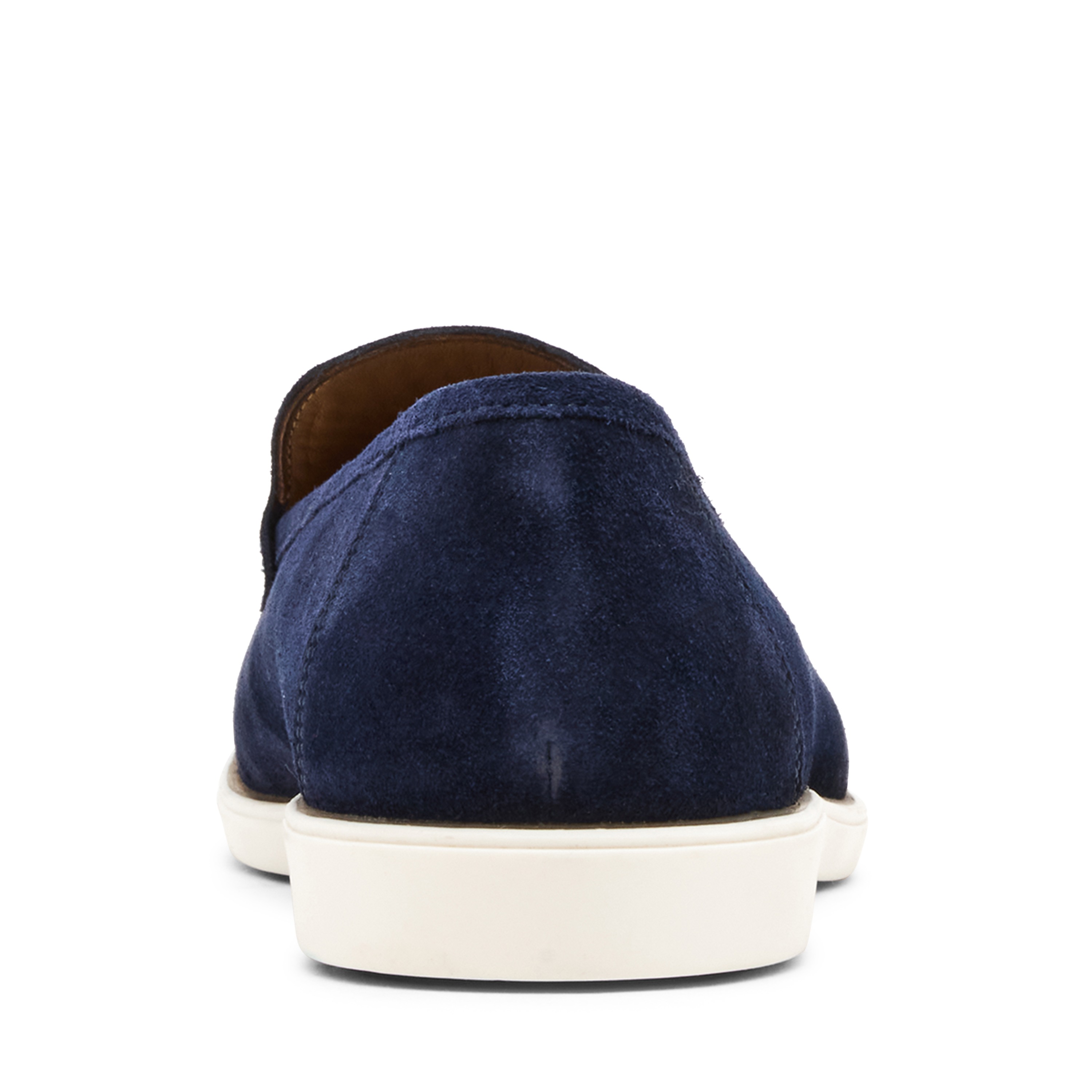 Grover Navy Suede Dress Loafer