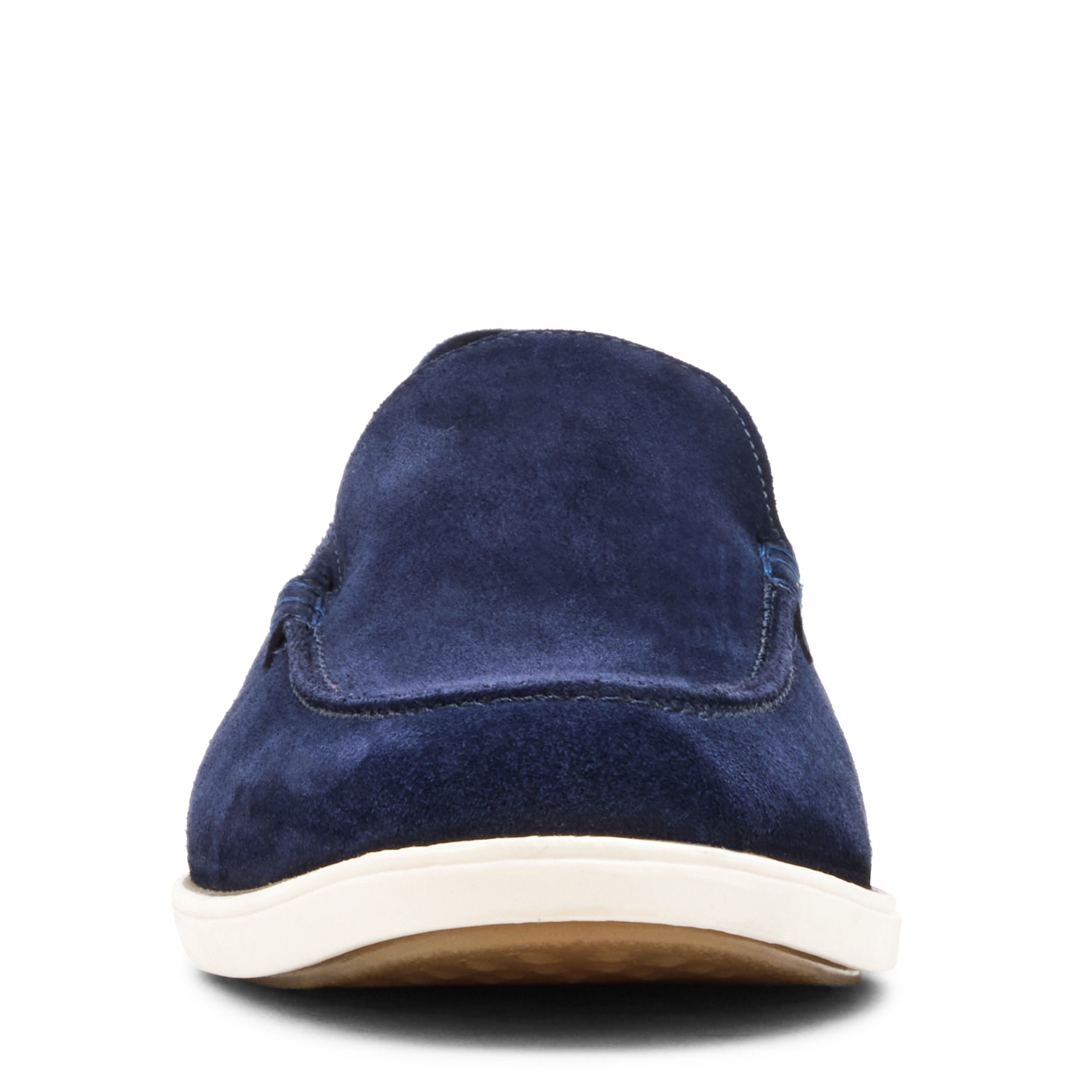 Grover Navy Suede Dress Loafer