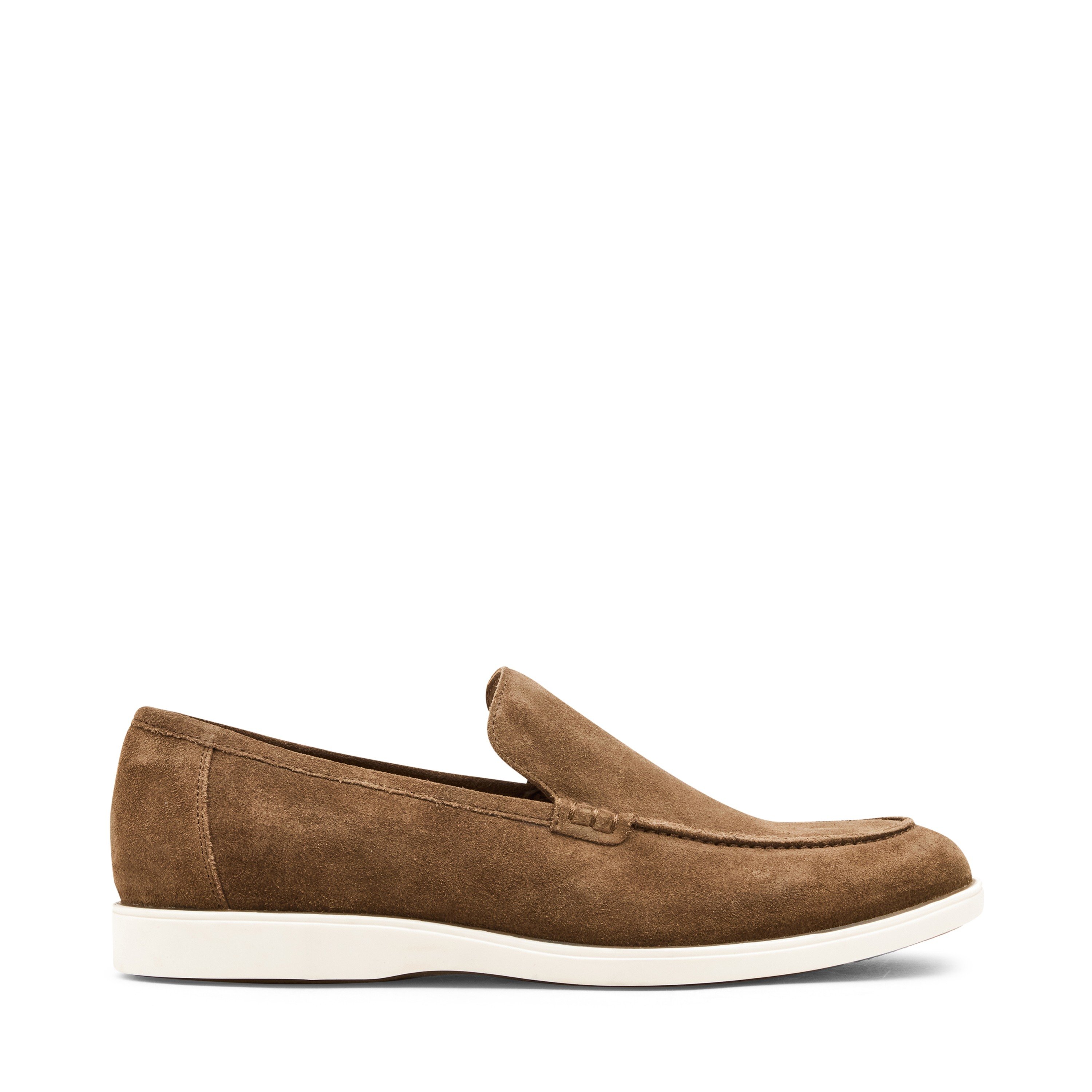 Grover Taupe Suede Dress Loafer