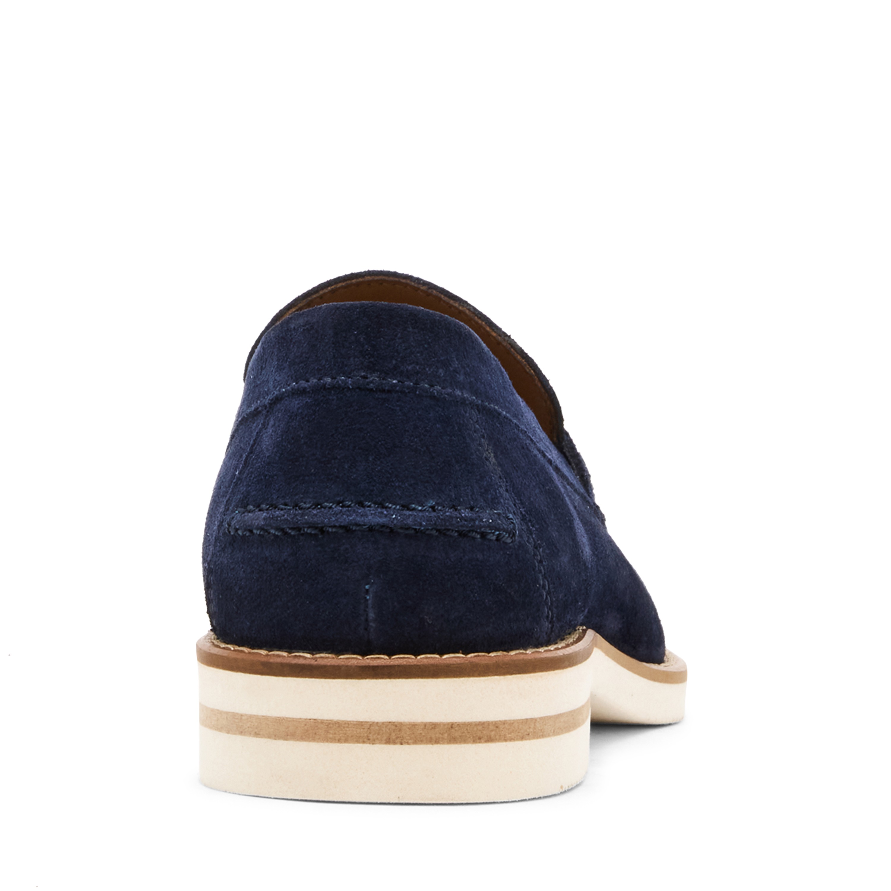 Florian Navy Suede Dress Loafer