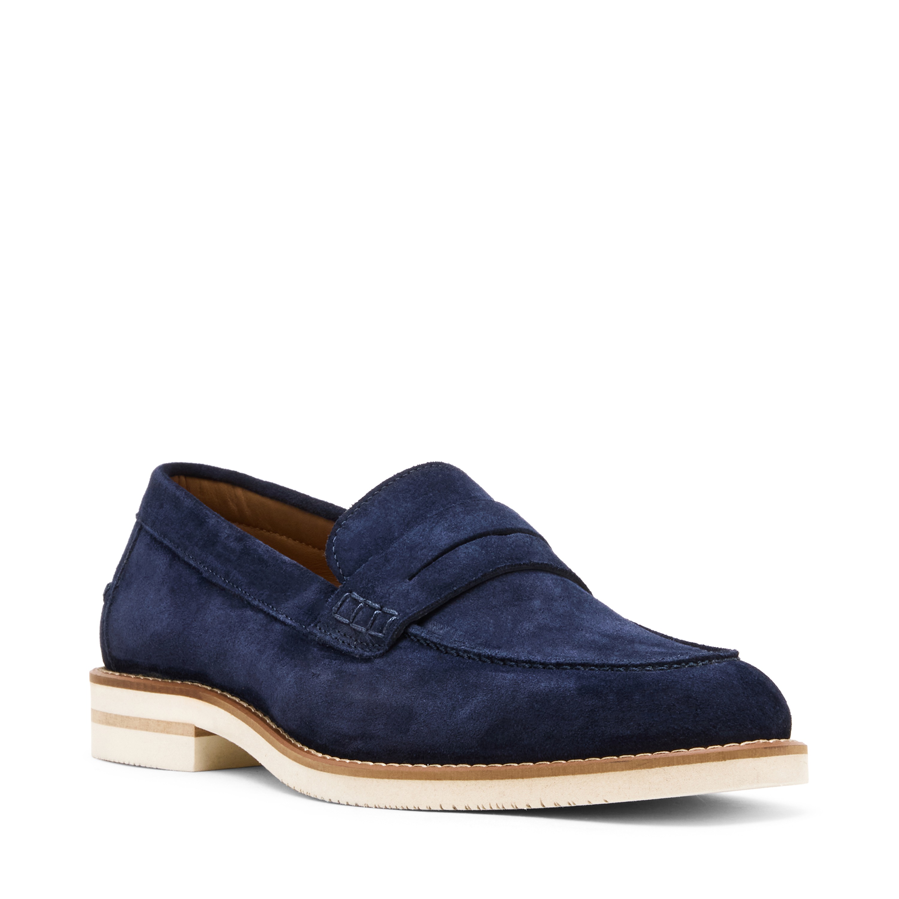 Florian Navy Suede Dress Loafer