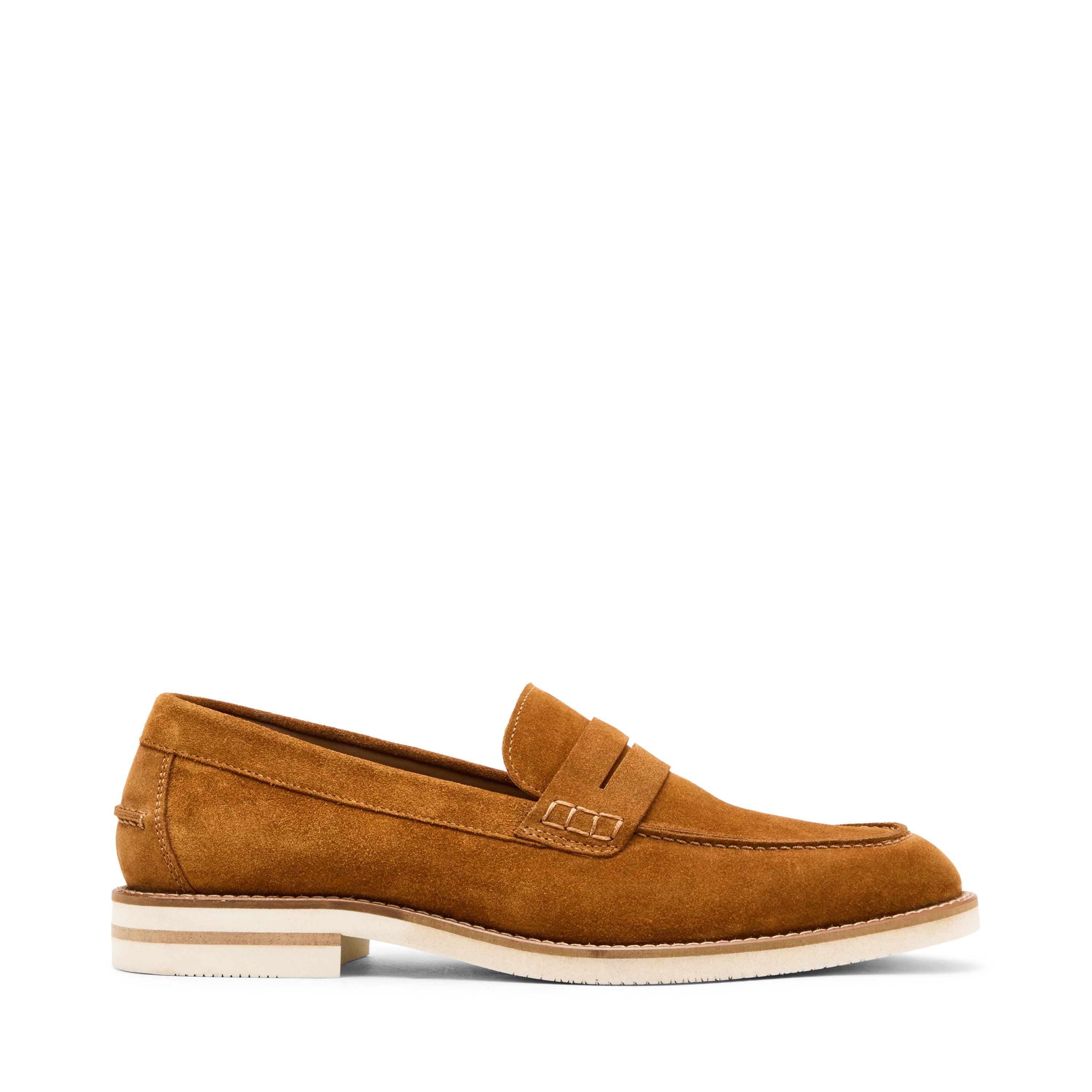 Florian Tan Suede Dress Loafer