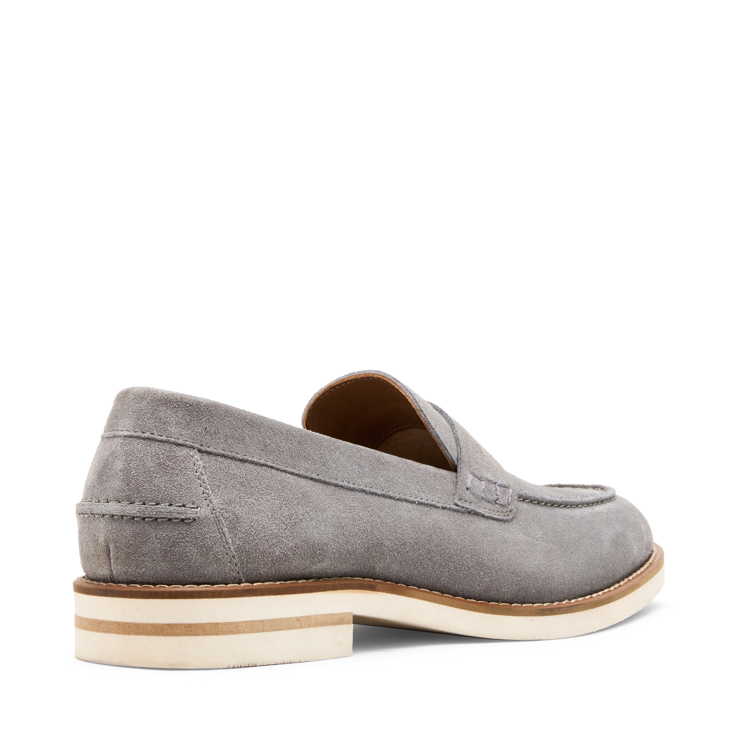 Florian Grey Suede Dress Loafer
