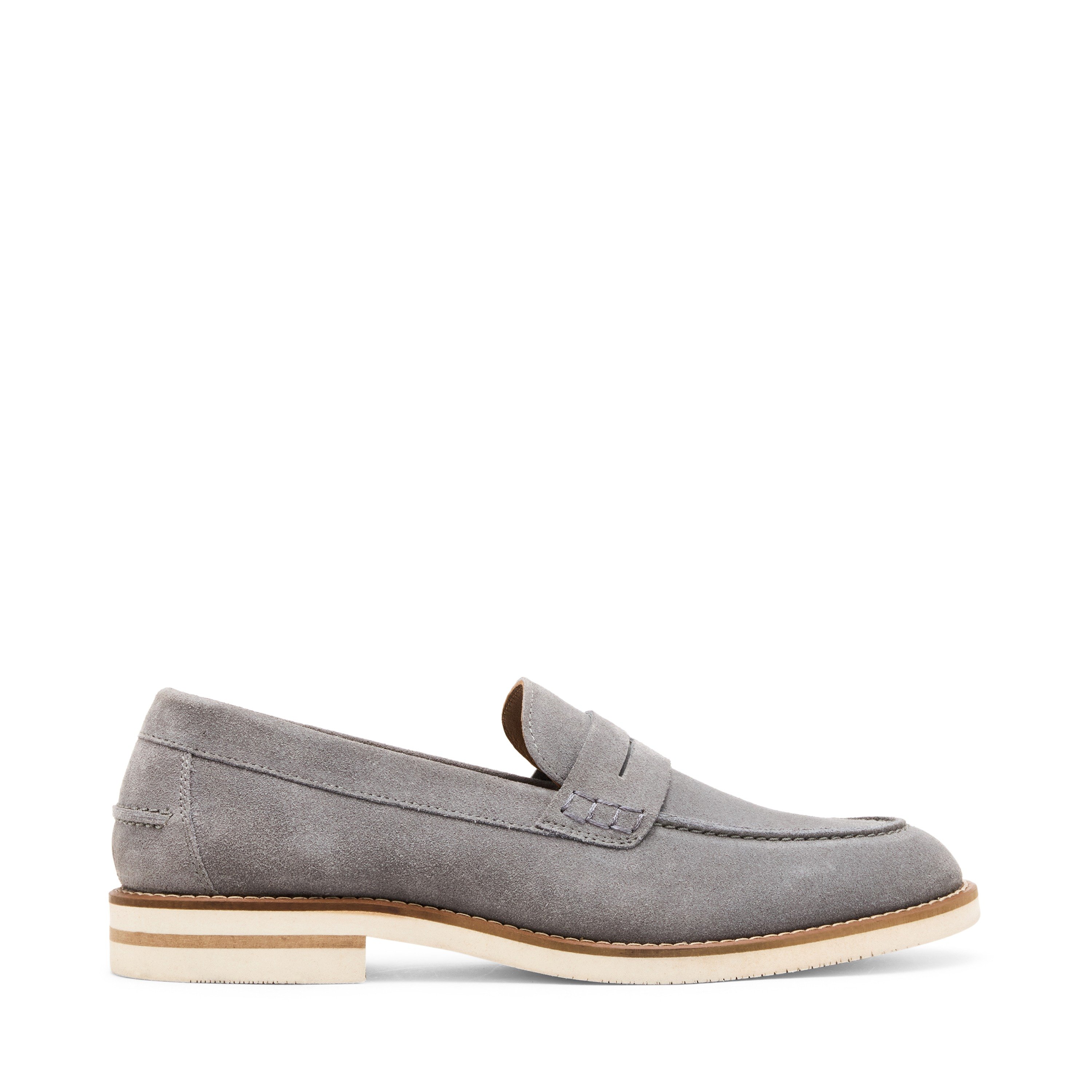 Florian Grey Suede Dress Loafer